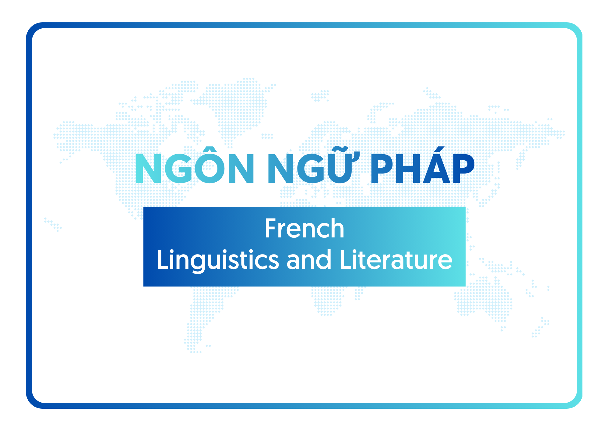 Ngành Ngôn ngữ Pháp