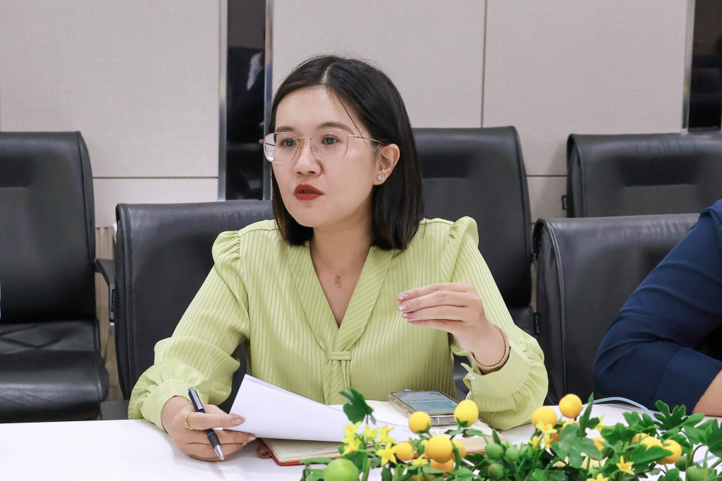 ThS. Nguyễn Thị Ngọc Khánh kỳ vọng sự đồng hành của BSA sẽ giúp mở rộng các chương trình khởi nghiệp ra quy mô toàn hệ thống Đại học Quốc gia - Ảnh: ĐĂNG KHÔI