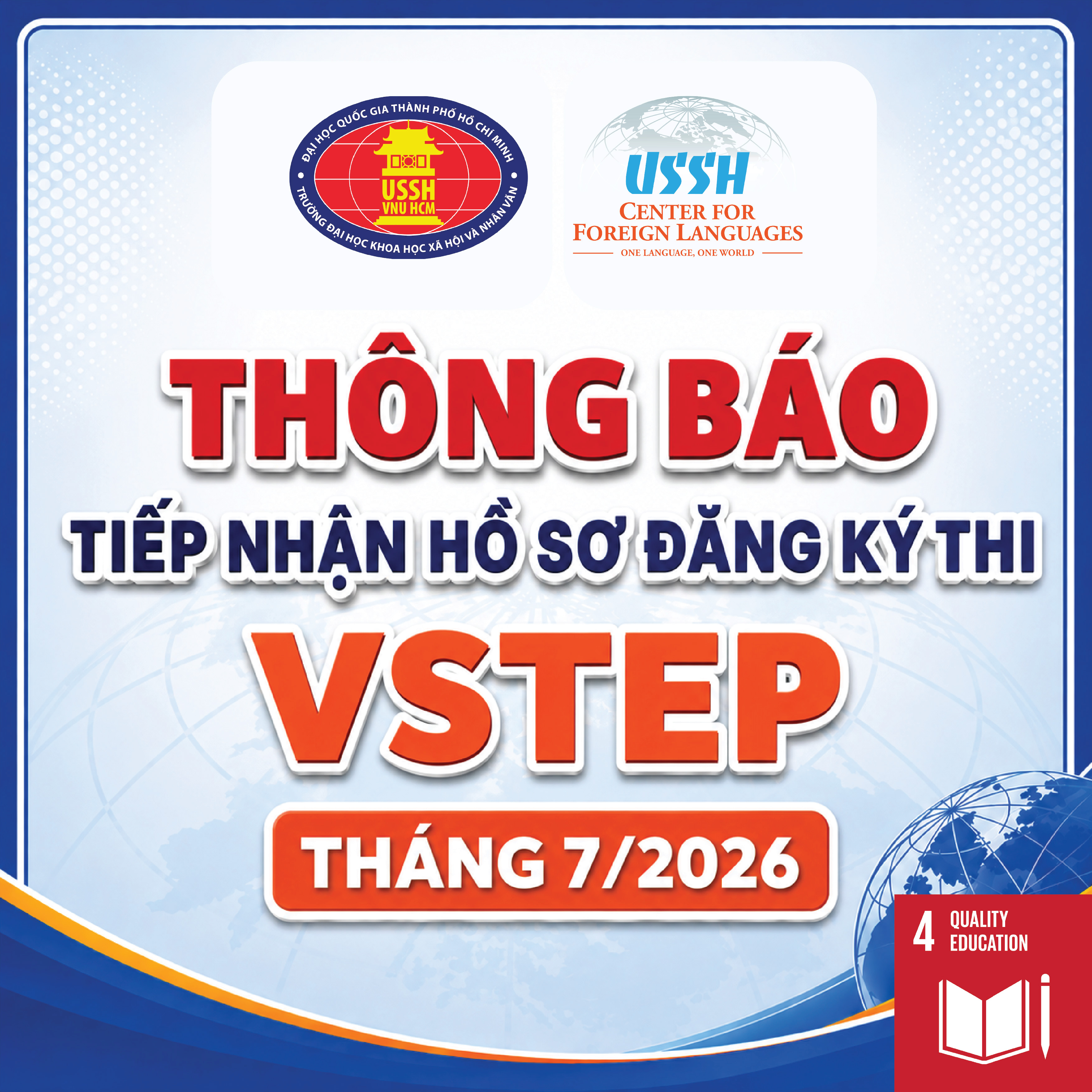 Đăng ký thi VSTEP Tháng 7/2026