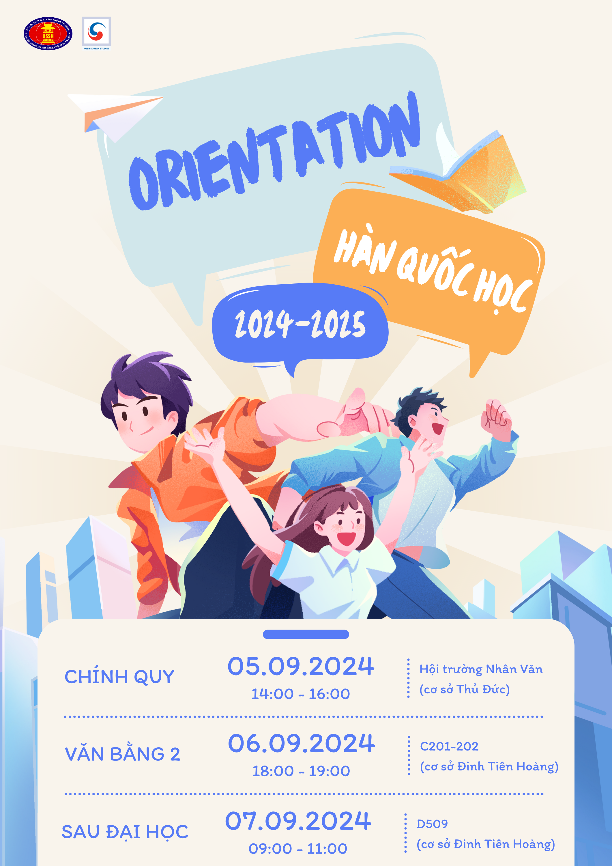Chuỗi chương trình Orientation của Khoa Hàn Quốc học năm học 2024-2025