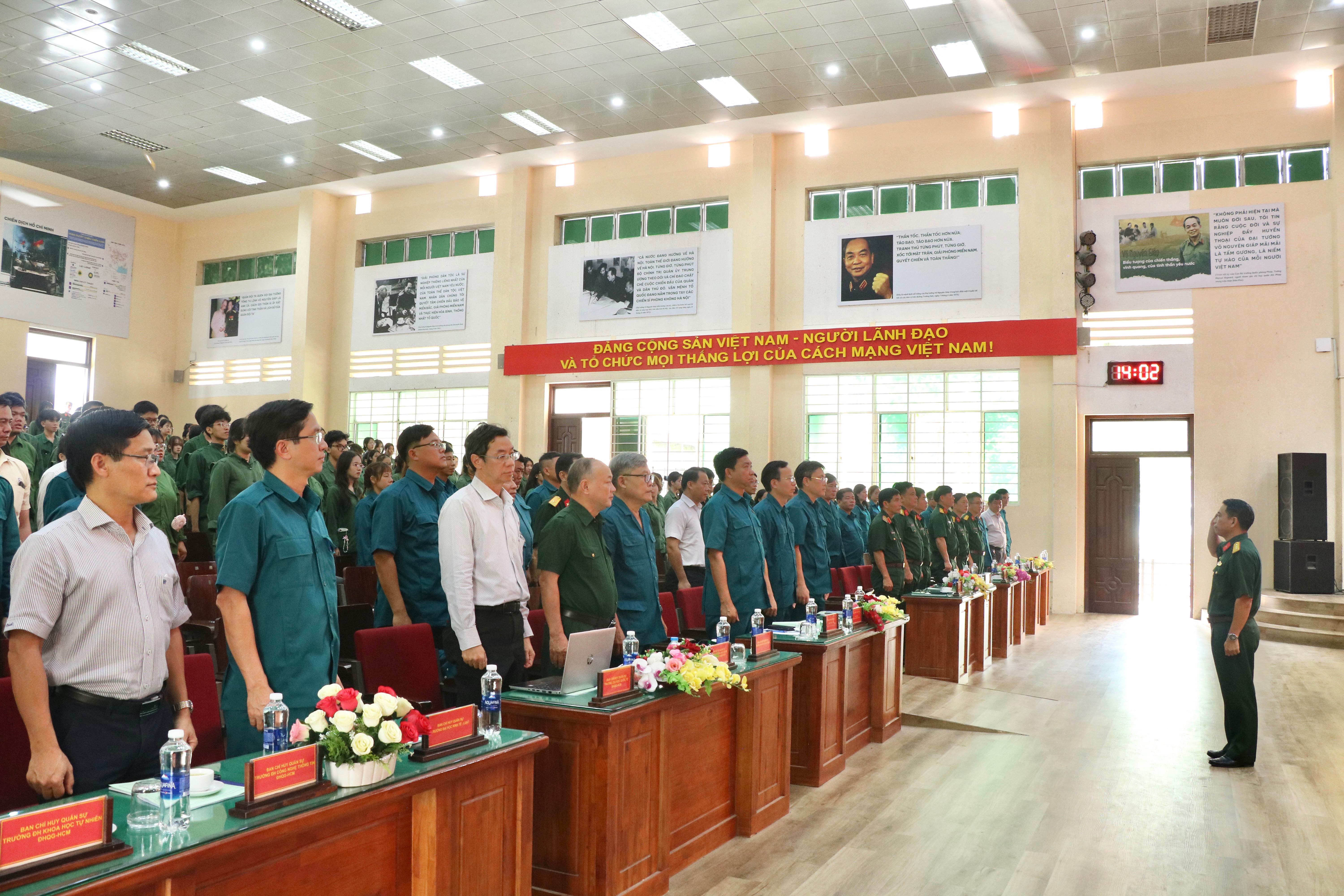 Ban Chỉ huy Quân sự ĐHQG tổ chức Hội nghị Tổng kết công tác quốc phòng, quân sự 2023
