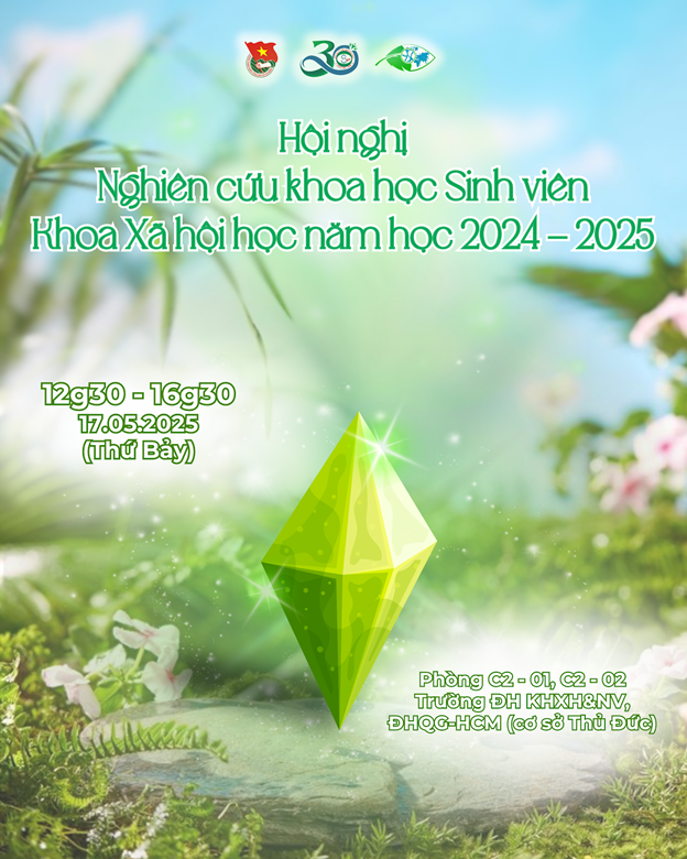 Hội nghị Nghiên cứu khoa học Sinh viên Khoa Xã hội học năm học 2024-2025.
