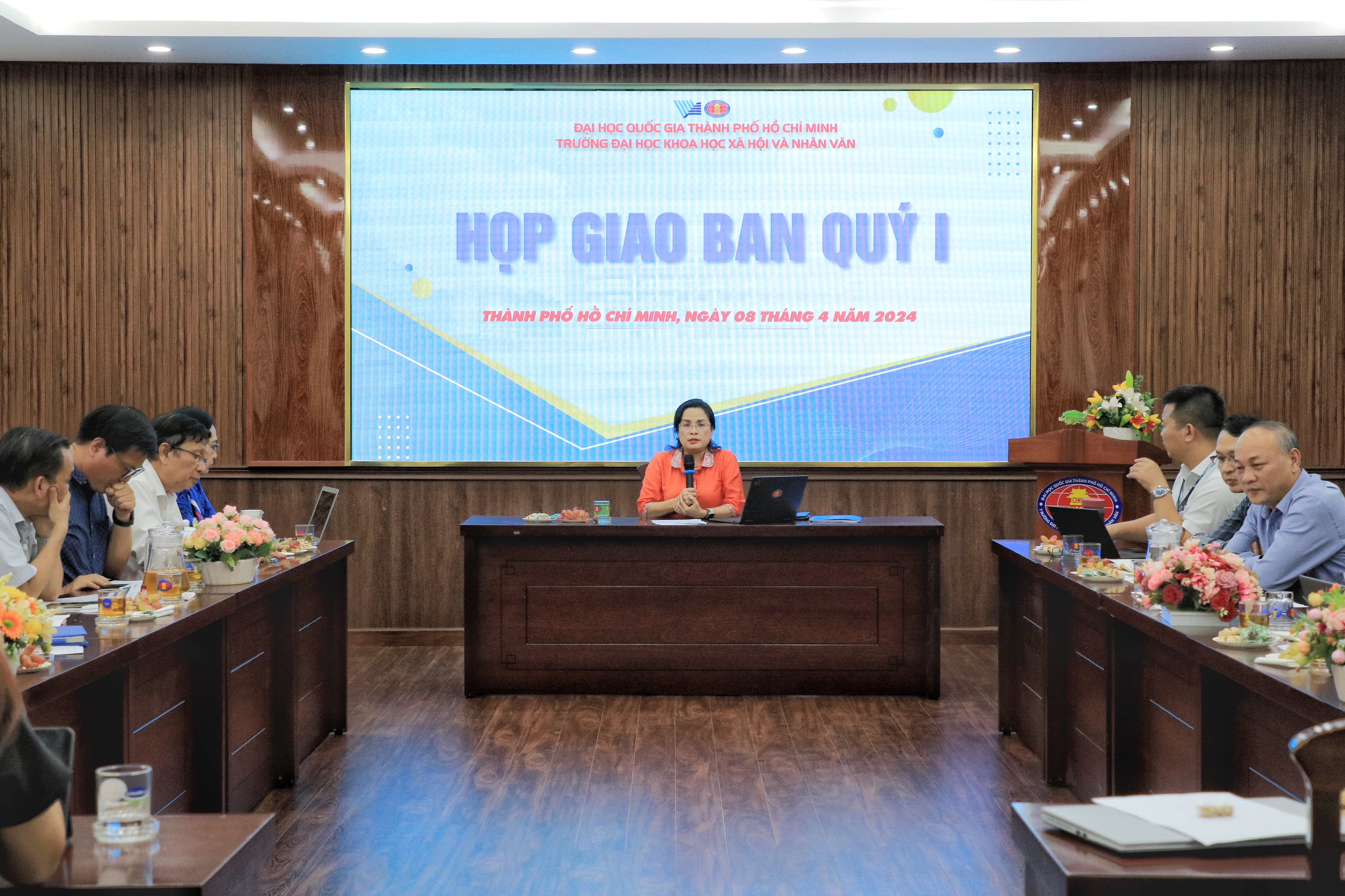 Nhà trường tổ chức kỳ họp giao ban Quý I năm 2024
