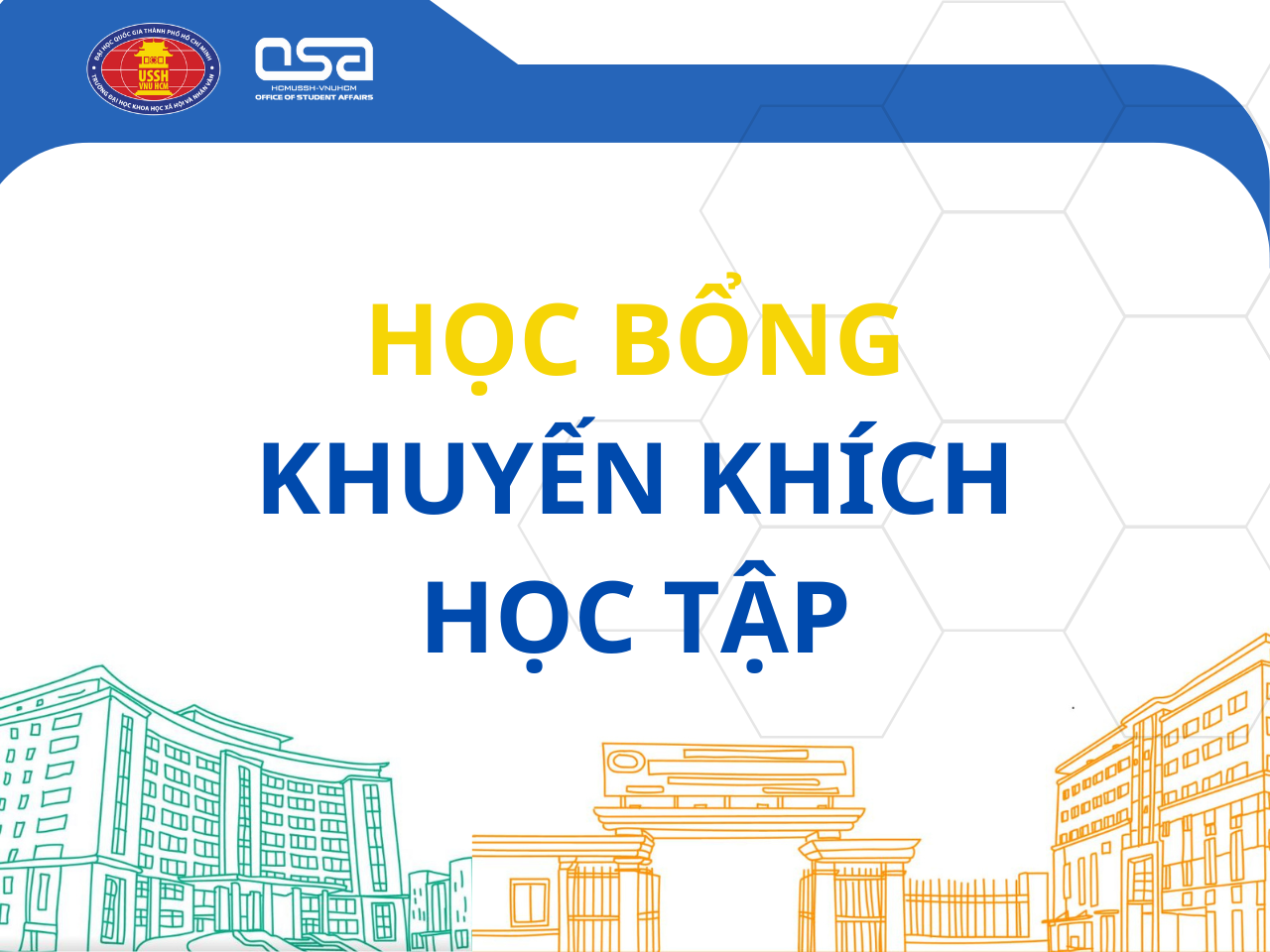 Thông báo về việc dự kiến xét cấp học bổng Khuyến khích học tập dành cho sinh viên hệ Chính quy, chương trình Chuẩn (học kỳ 1, 2023-2024)