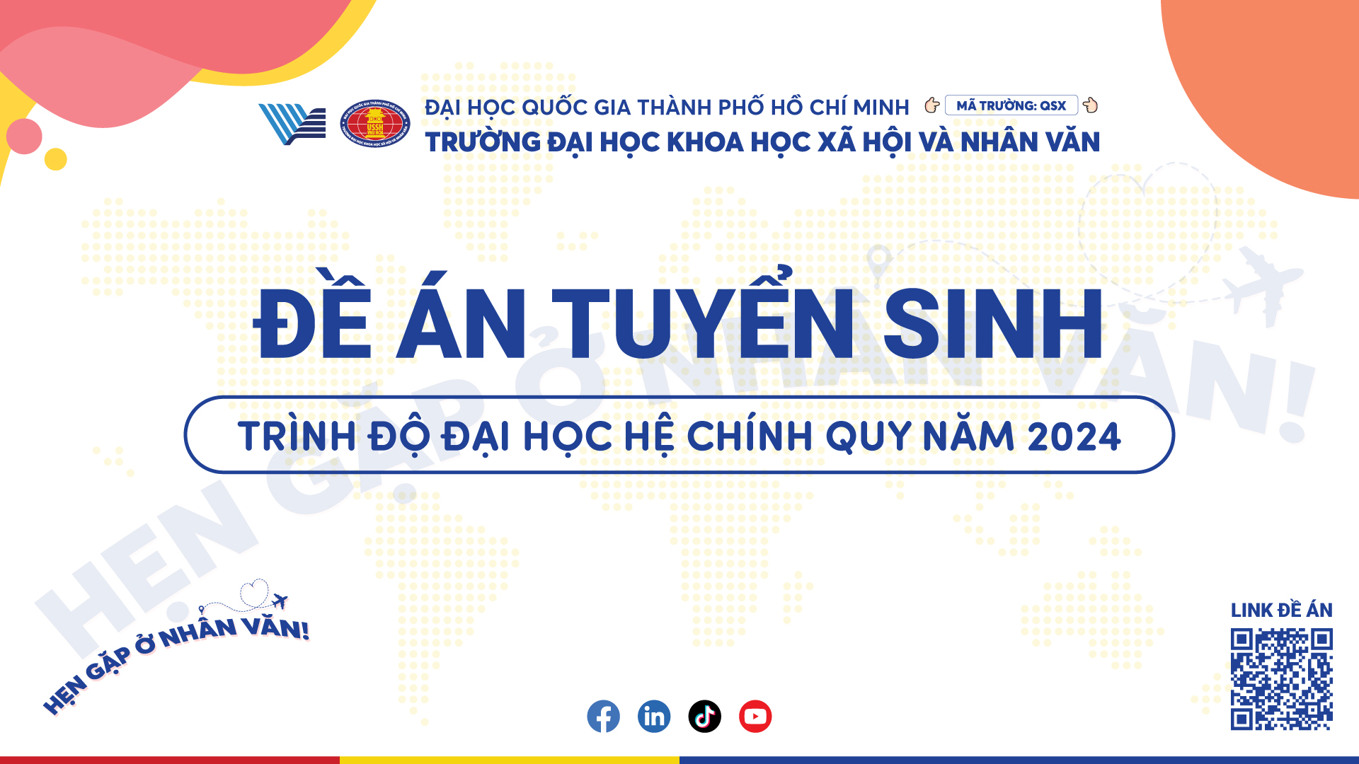 Công bố đề án tuyển sinh năm 2024 của Trường ĐH KHXH&NV, ĐHQG-HCM