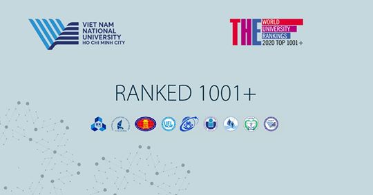 ĐHQG-HCM đứng trong TOP 1001+ trên bảng xếp hạng THE