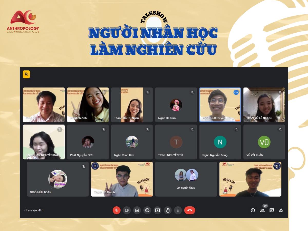 Talkshow "Người Nhân học làm nghiên cứu"