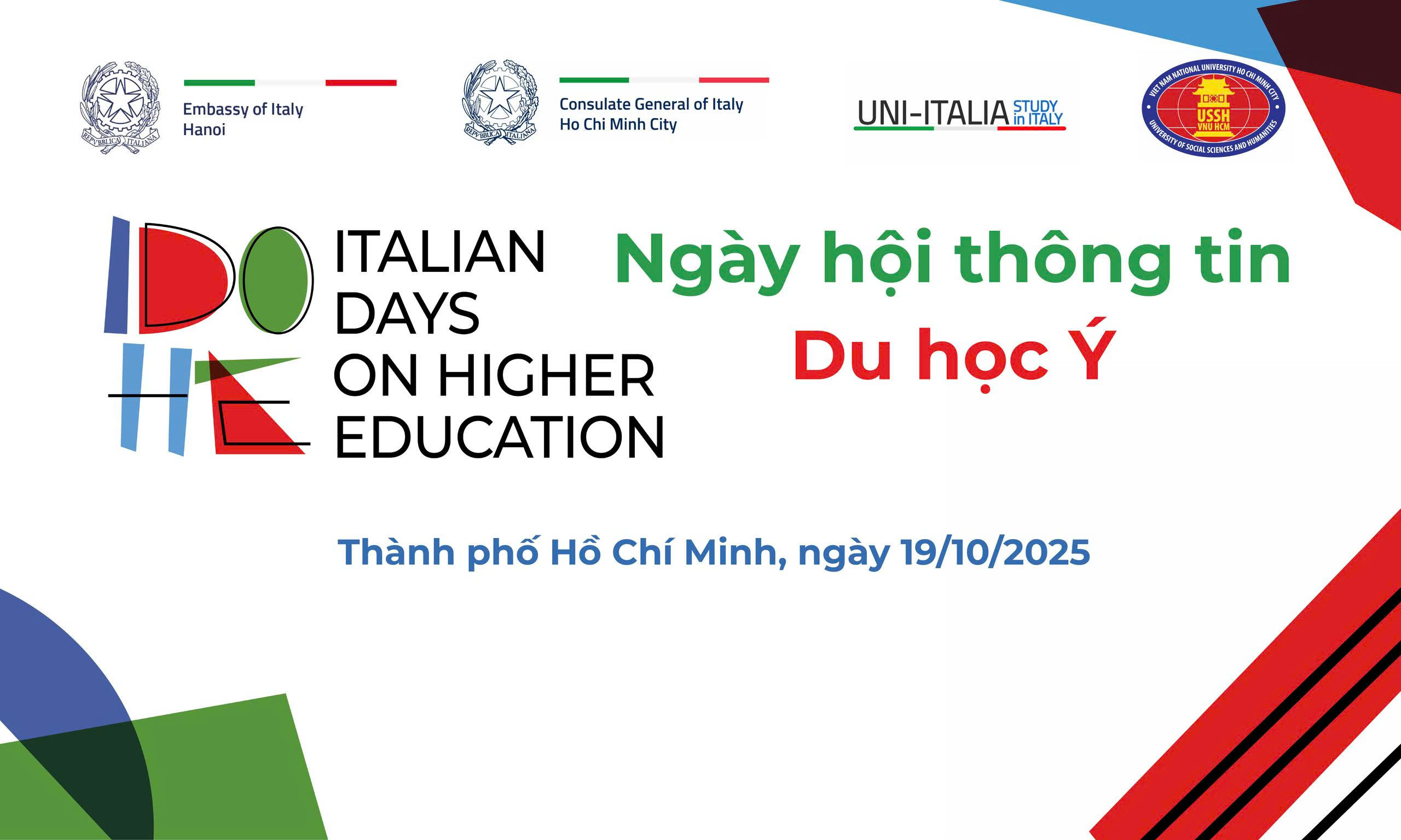 Thông báo chương trình Ngày hội thông tin Du học Ý 2025