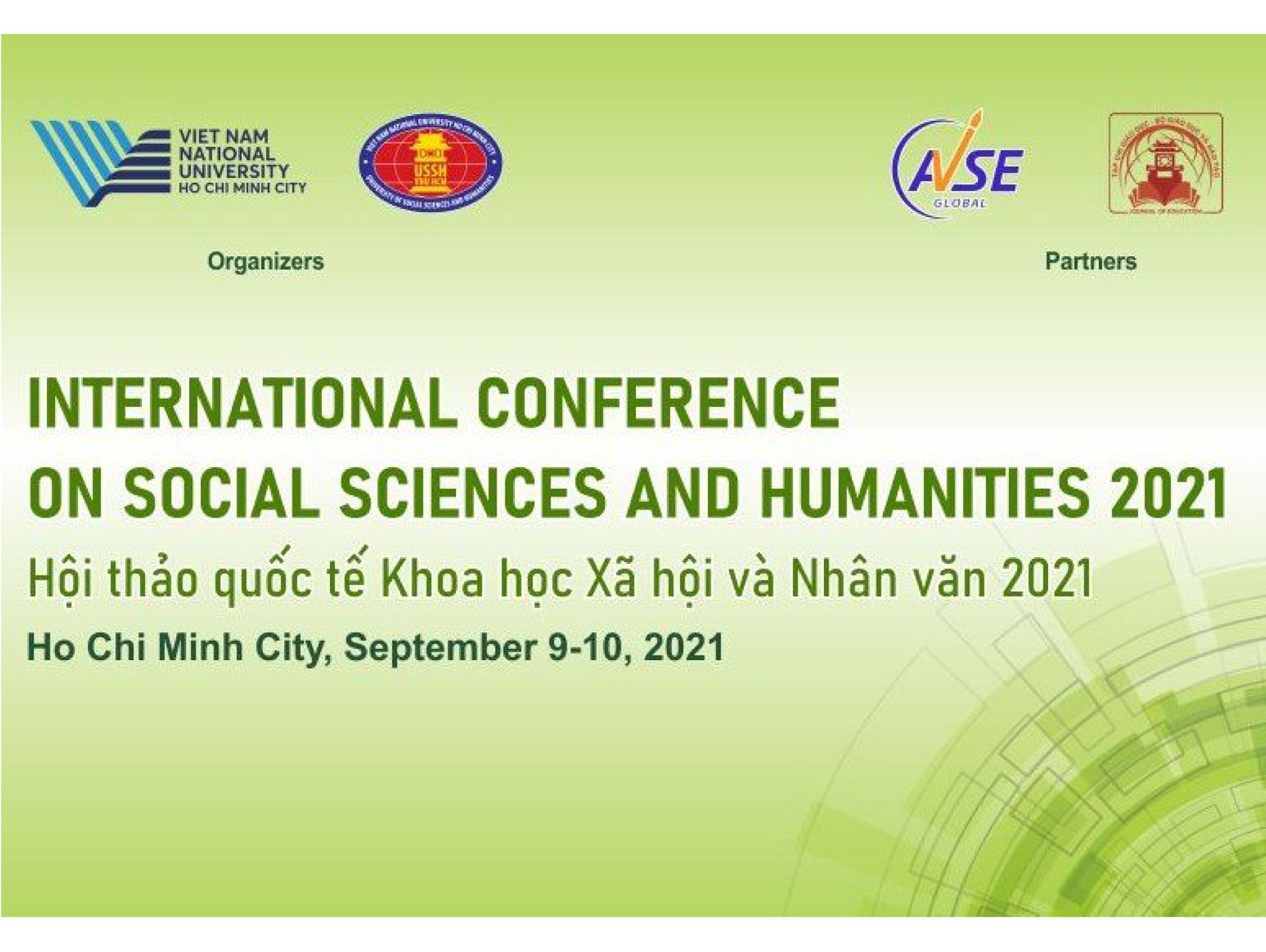 Hội thảo quốc tế Khoa học Xã hội và Nhân văn 2021 (USSH-ICSSH 2021)