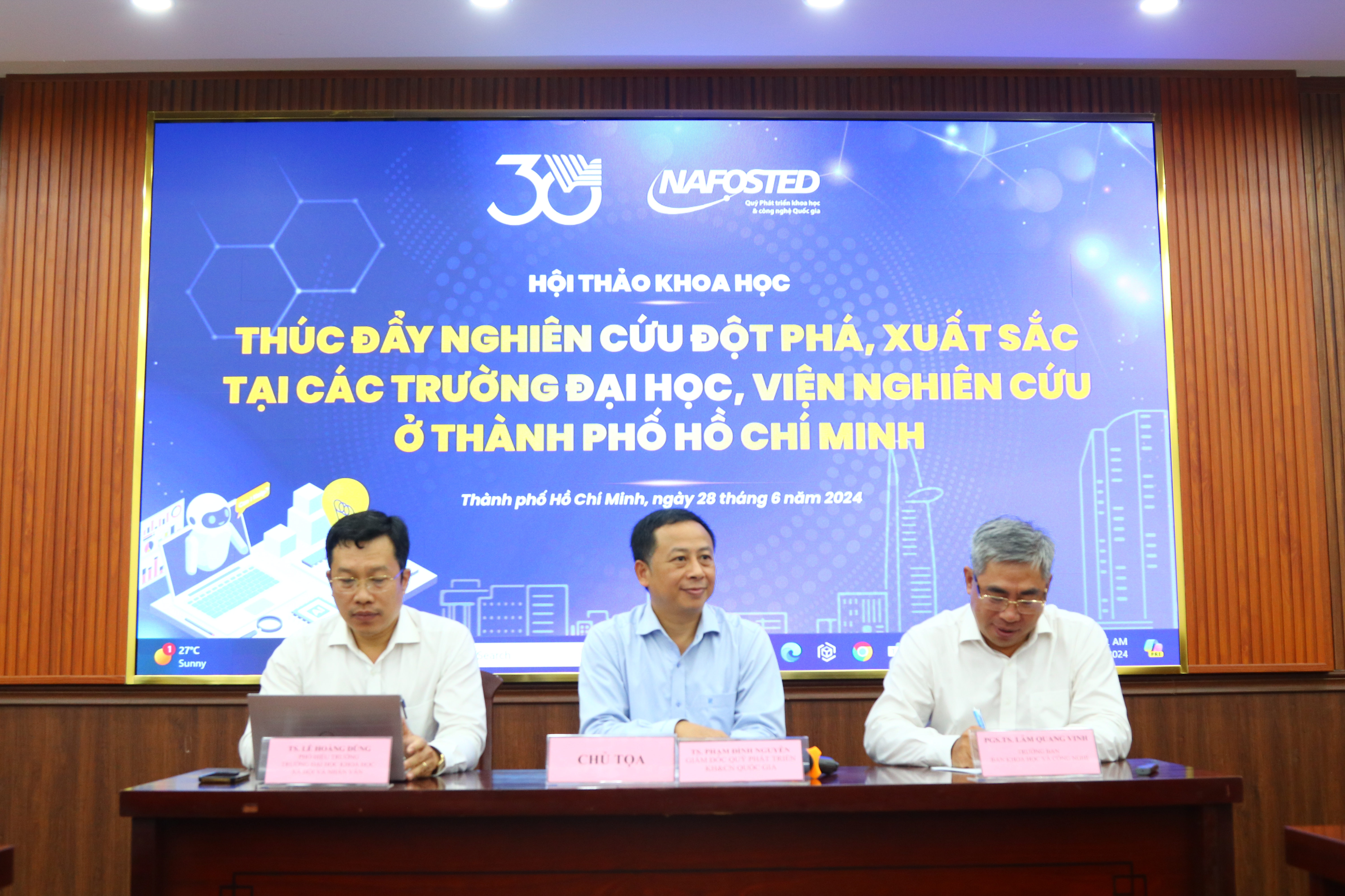 Thúc đẩy nghiên cứu đột phá, xuất sắc tại các trường đại học, viện nghiên cứu ở TP.HCM