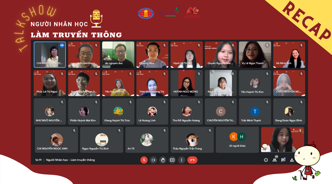 Talkshow hướng nghiệp: “Người Nhân học - Làm truyền thông”