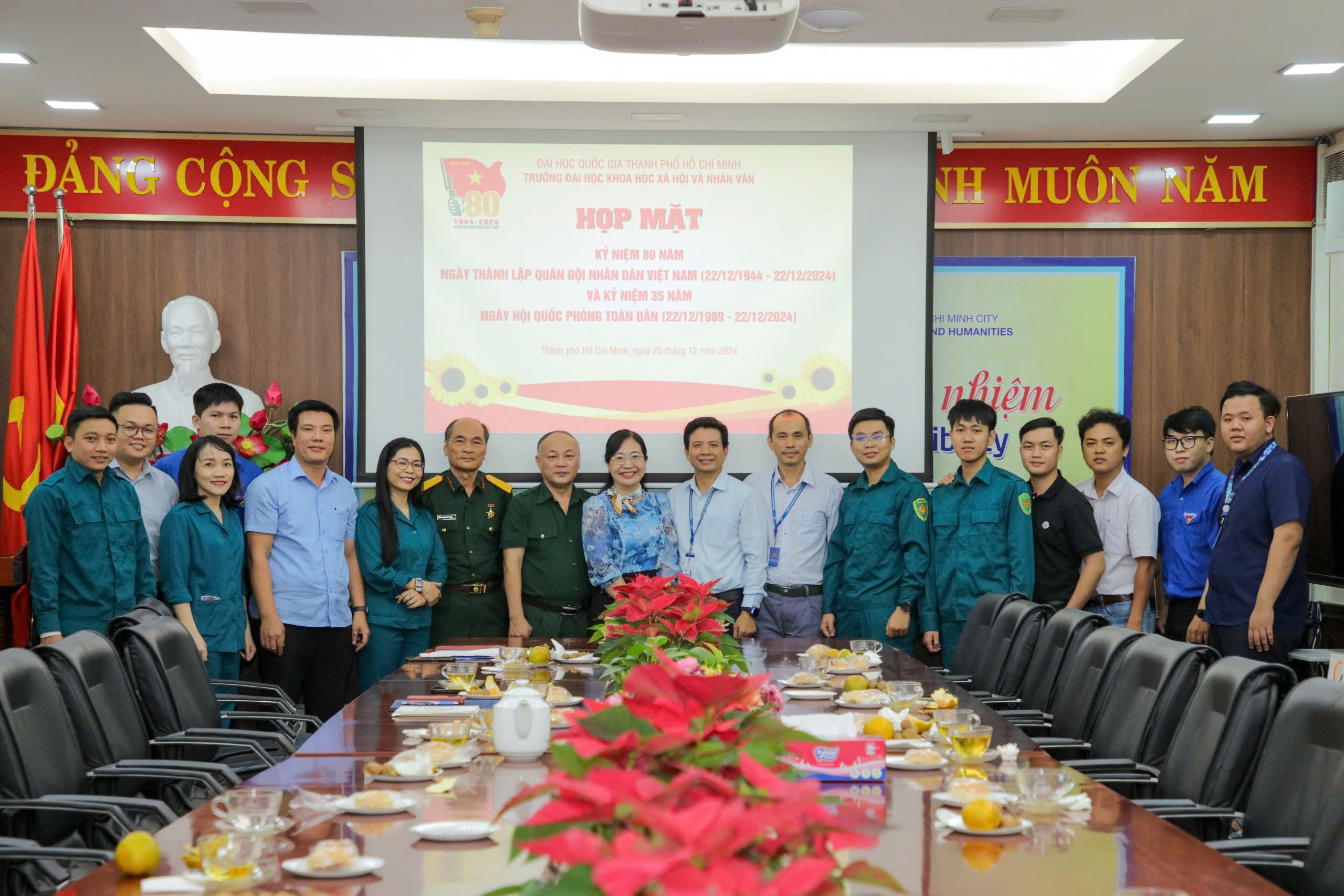 Buổi gặp mặt Hội Cựu chiến binh Trường: Truyền thống vững vàng, tự hào tiếp nối
