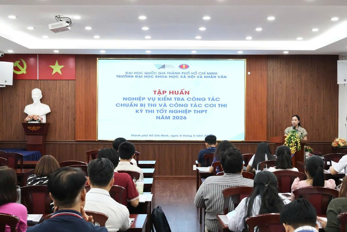 Nhà trường tổ chức Tập huấn nghiệp vụ cho Đoàn kiểm tra Kỳ thi tốt nghiệp THPT năm 2026