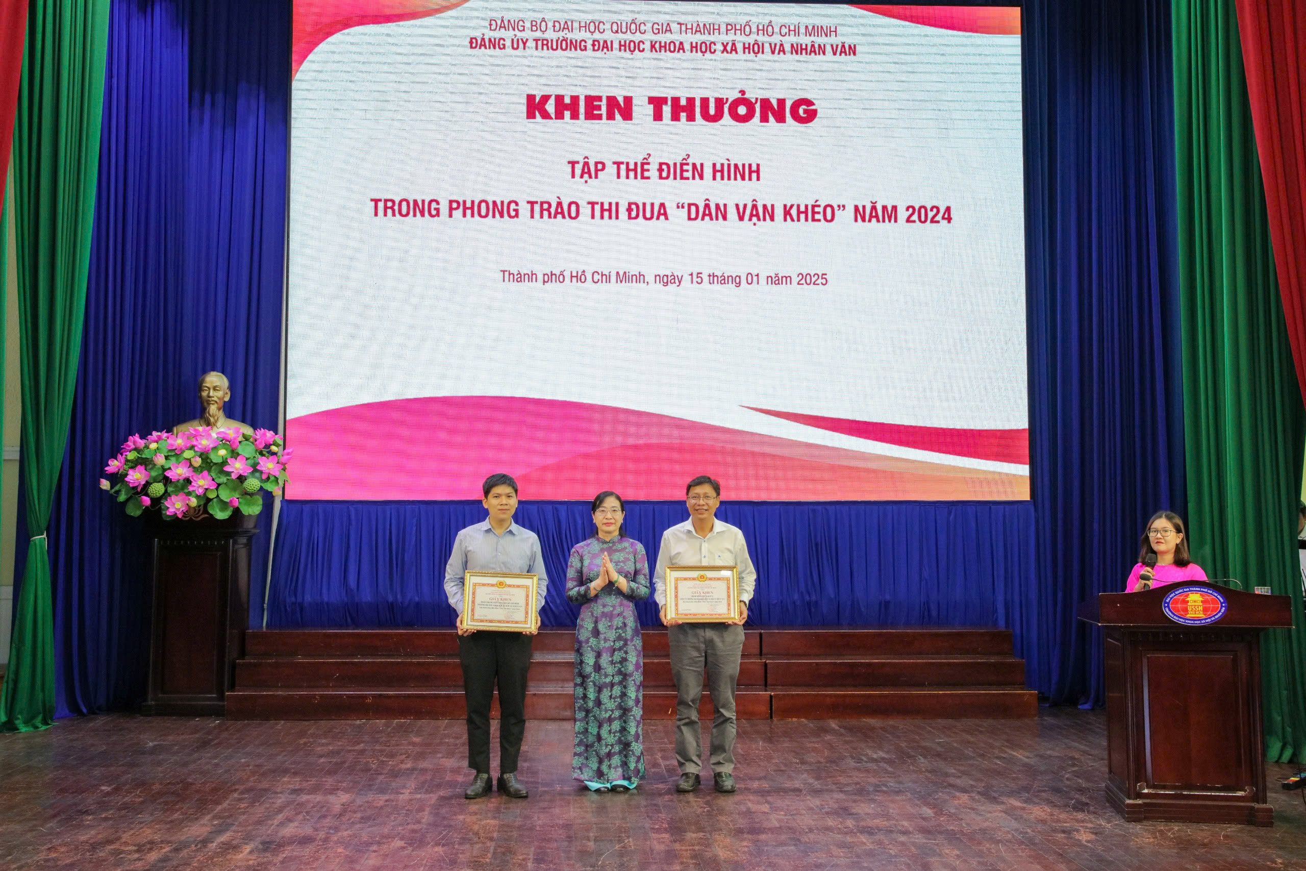 Hội nghị tổng kết công tác Đảng bộ Trường năm 2024, triển khai nhiệm vụ năm 2025