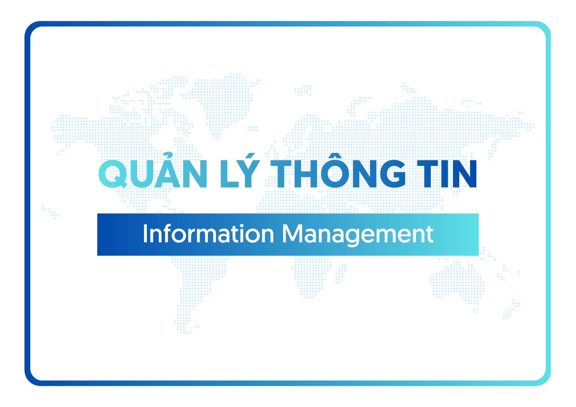Ngành Quản lý thông tin