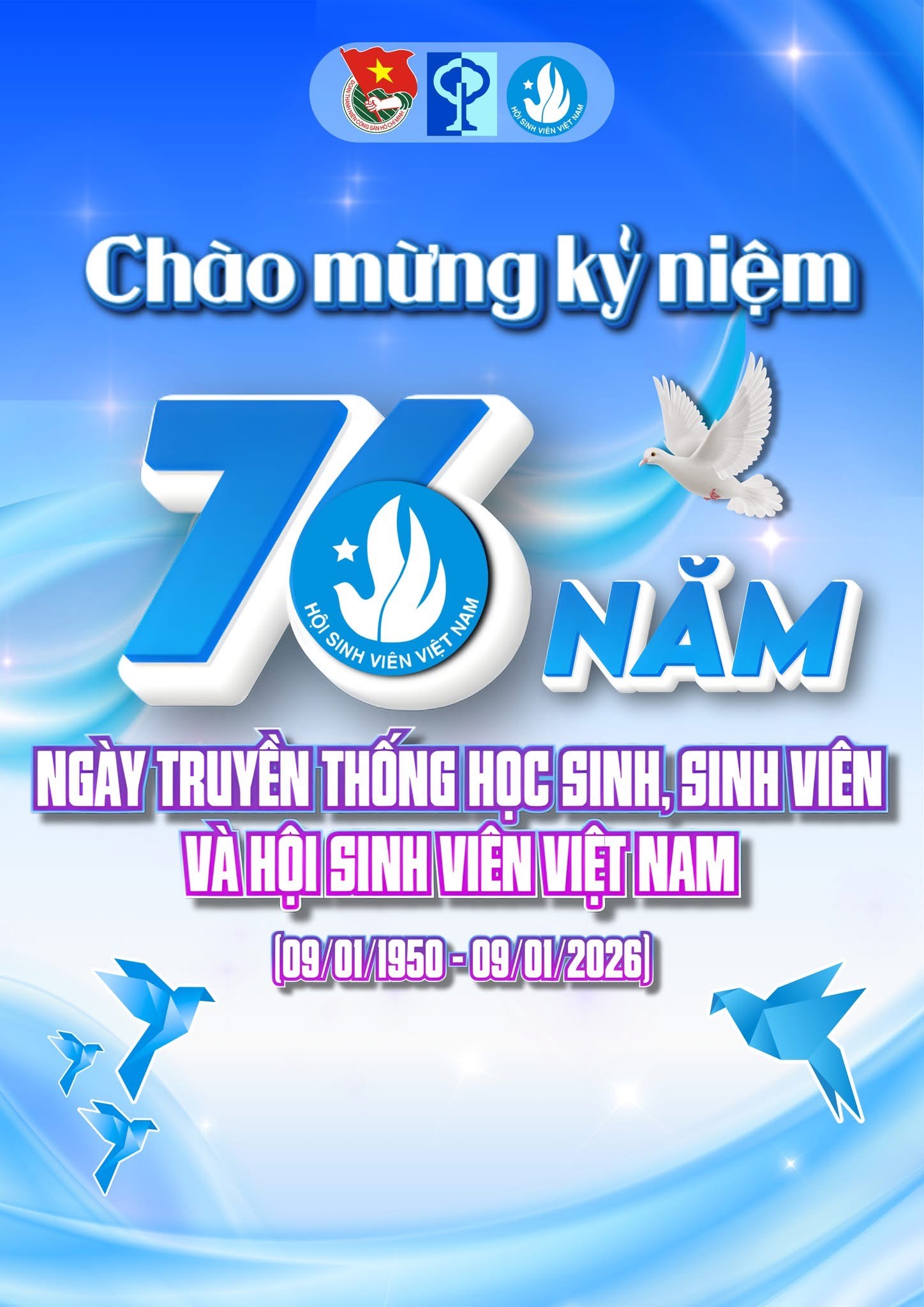 CHÀO MỪNG NGÀY TRUYỀN THỐNG HỌC SINH – SINH VIÊN VIỆT NAM 09/01