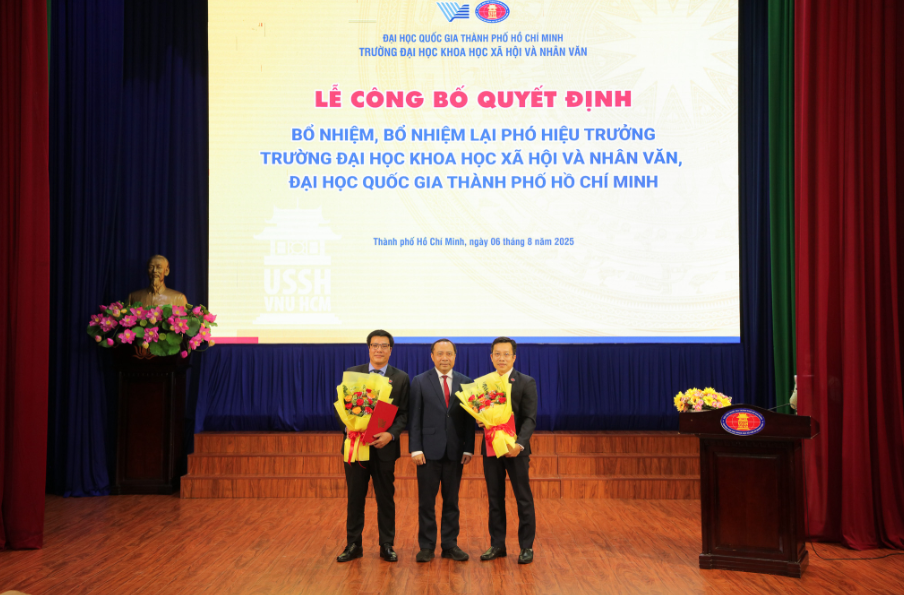 Lễ Công bố quyết định bổ nhiệm, bổ nhiệm lại Phó Hiệu trưởng Nhà trường