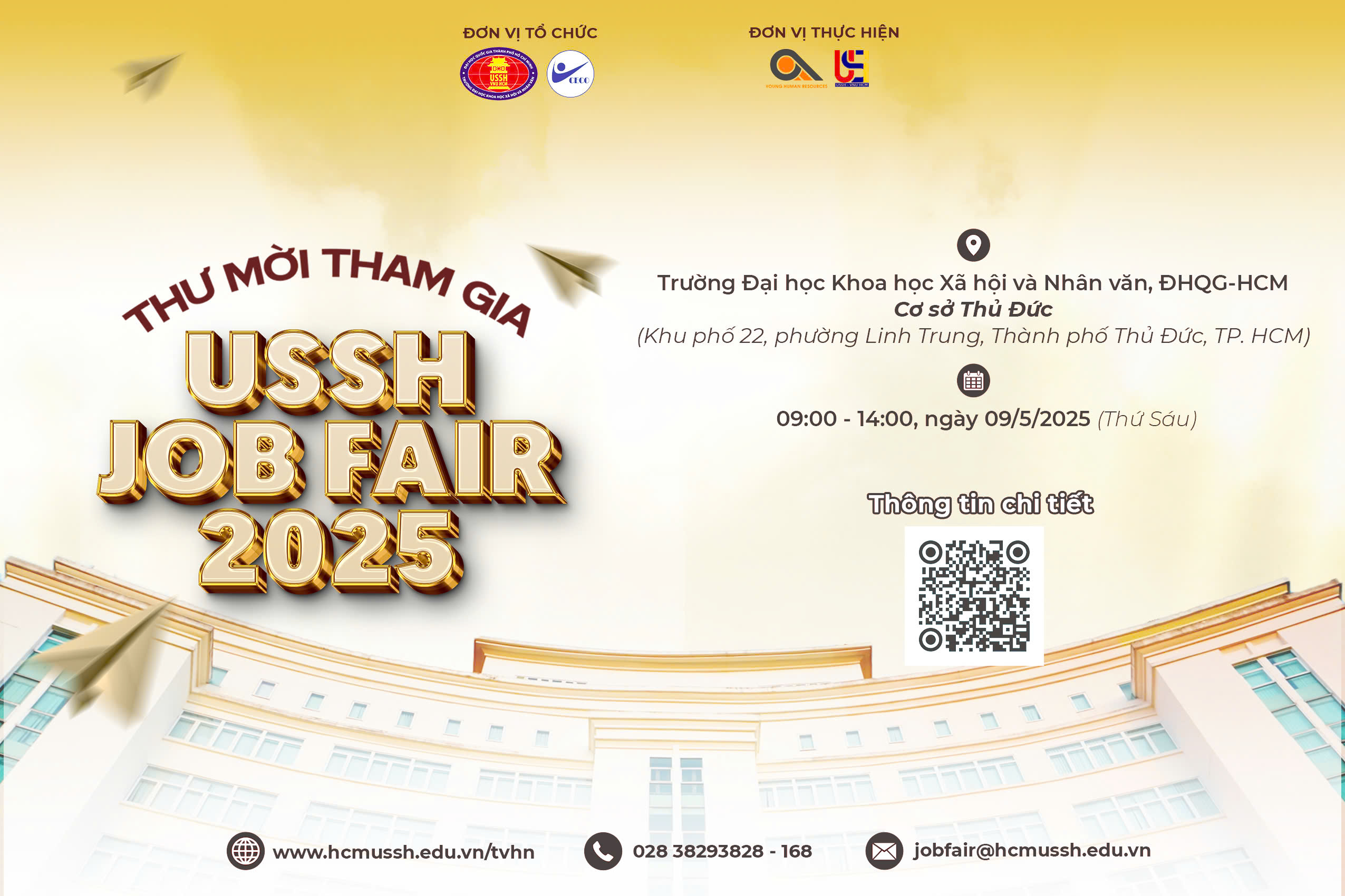 Lời mời đồng hành Chương trình Ngày hội tuyển dụng Nhân văn (USSH JOB FAIR 2025)