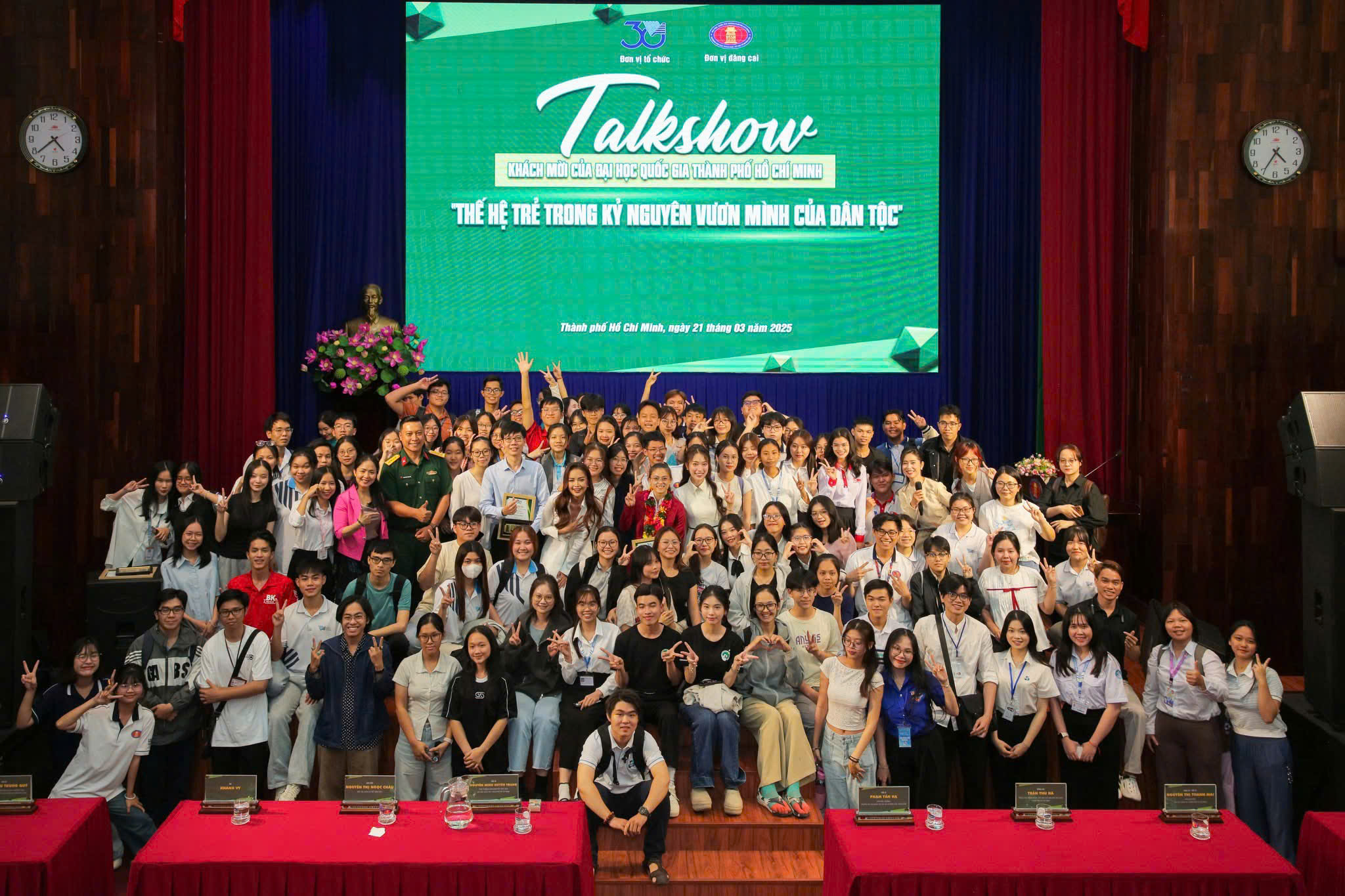 Trường ĐH KHXH&NV, ĐHQG-HCM đăng cai tổ chức Talkshow khách mời của ĐHQG-HCM số 03: “Thế hệ trẻ trong kỷ nguyên vươn mình của Dân tộc”