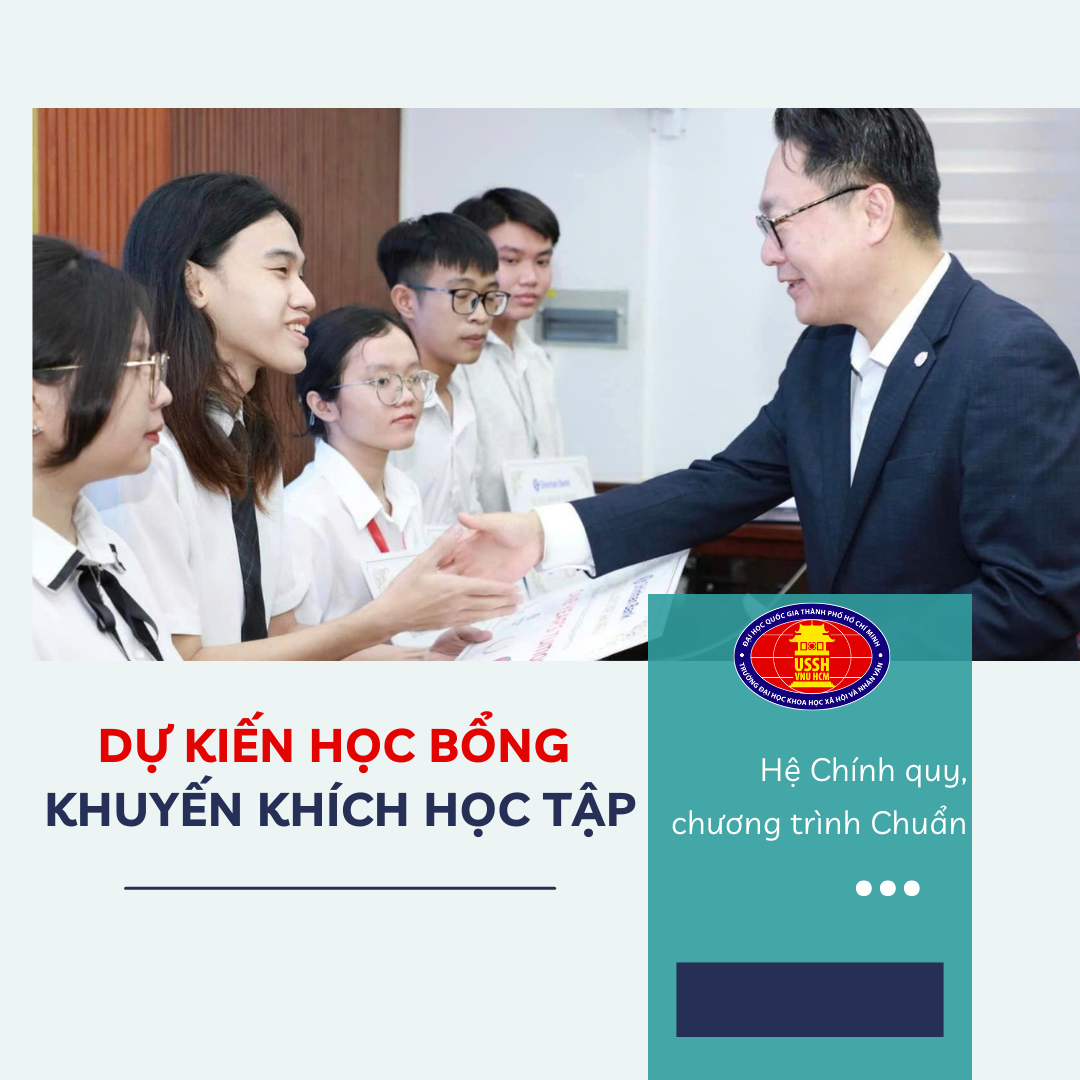 Thông báo dự kiến xét cấp học bổng Khuyến khích học tập dành cho sinh viên hệ Chính quy, chương trình Chuẩn học kỳ 2, năm học 2023-2024