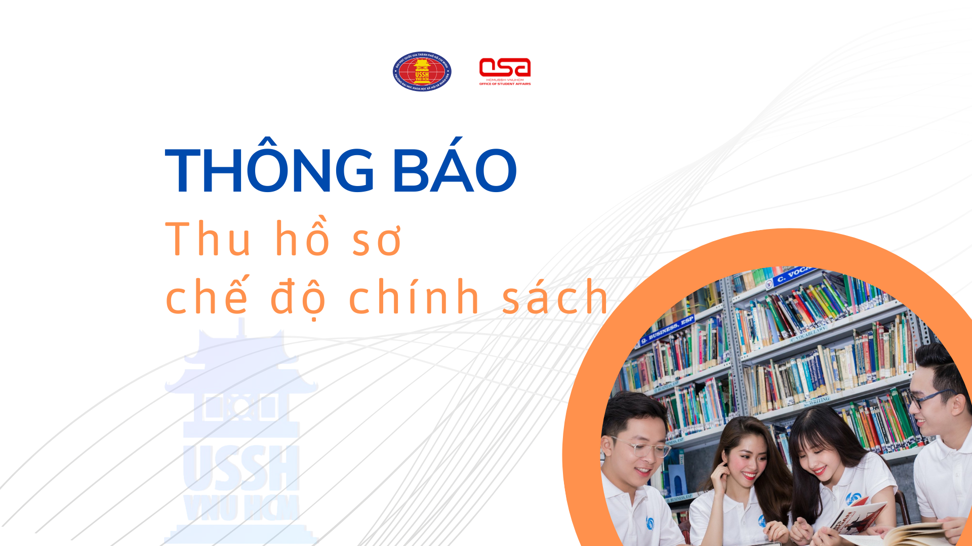 Thông báo về việc thu bổ sung hồ sơ miễn giảm học phí, trợ cấp xã hội, hỗ trợ chi phí học tập học kỳ 1, năm học 2024-2025 đối với sinh viên năm thứ 2, 3, 4