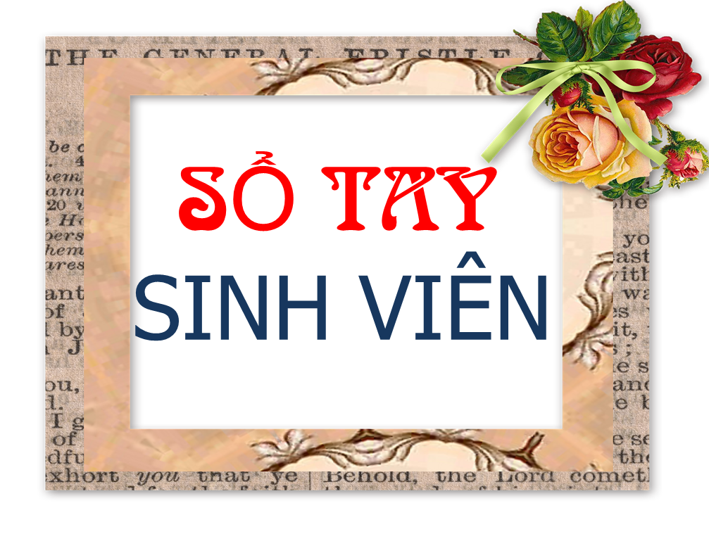 Sổ tay sinh viên năm học 2021 - 2022