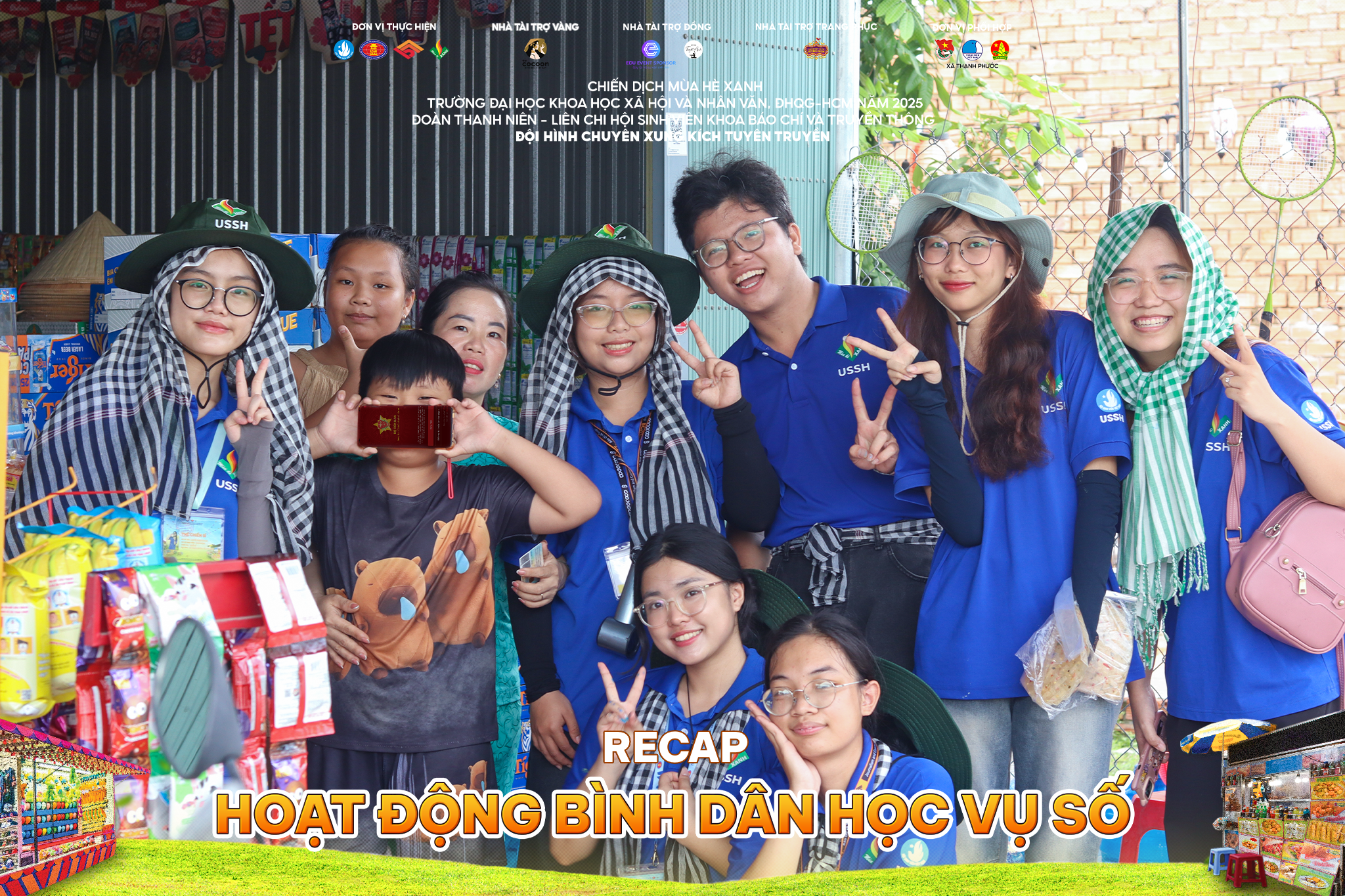 Sinh viên Nhân Văn đồng hành cùng địa phương thúc đẩy chuyển đổi số qua hoạt động “bình dân học vụ số”