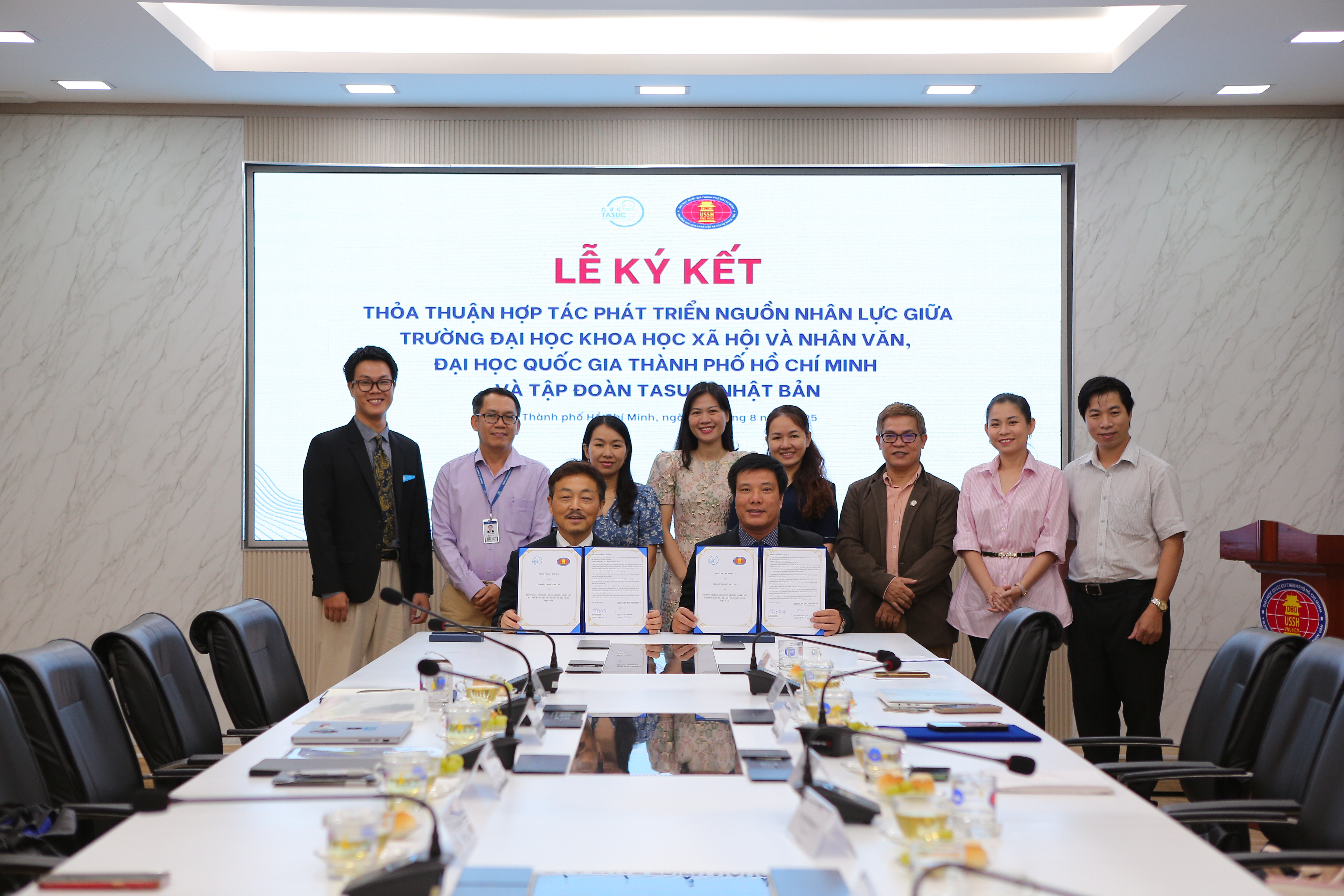 Mở rộng cơ hội học tập và nghề nghiệp cho sinh viên Nhà trường thông qua hợp tác với Tập đoàn TASUC