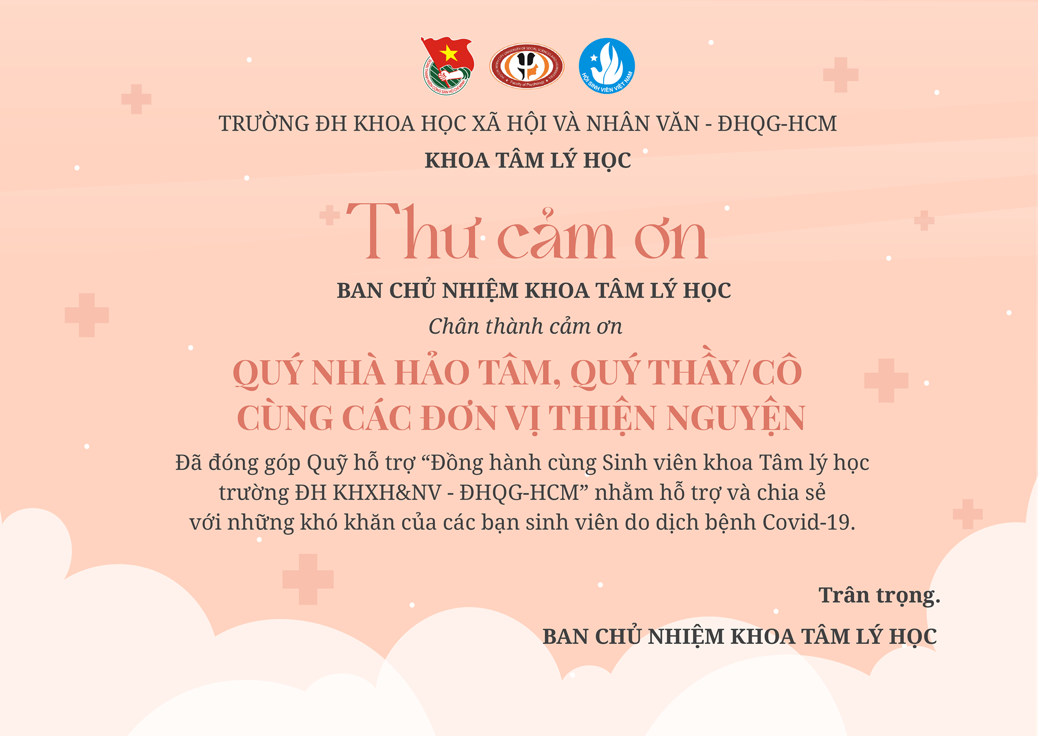 Khoa Tâm lý học đồng hành cùng tân sinh viên K14 trong hoạt động học tập trực tuyến