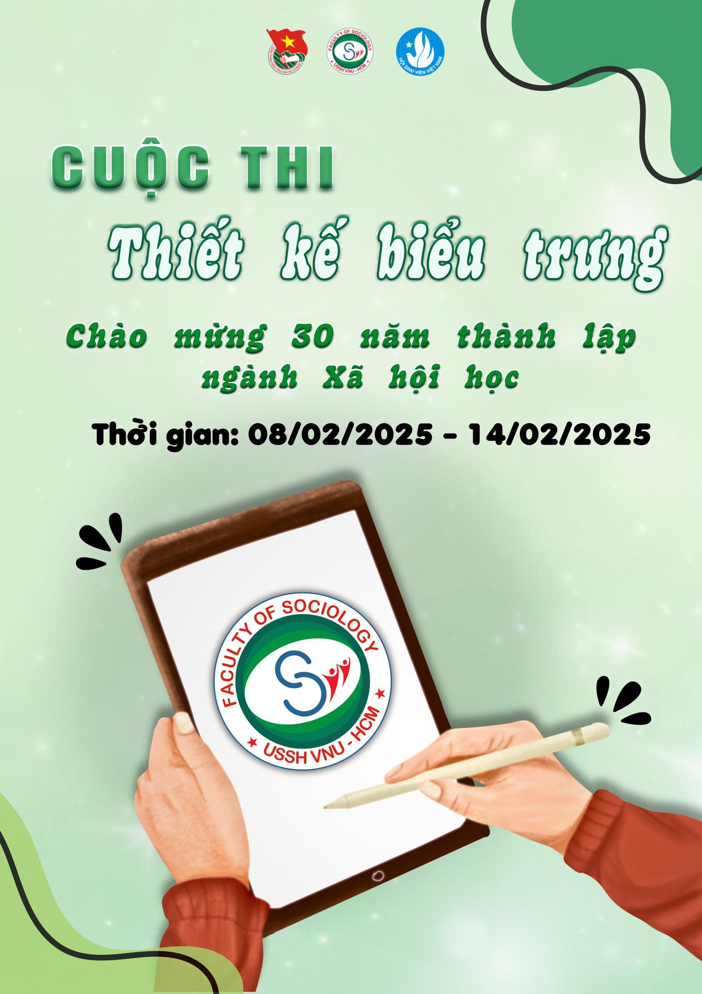 Cuộc thi thiết kế biểu trưng, chào mừng 30 năm thành lập chuyên ngành xã hội học