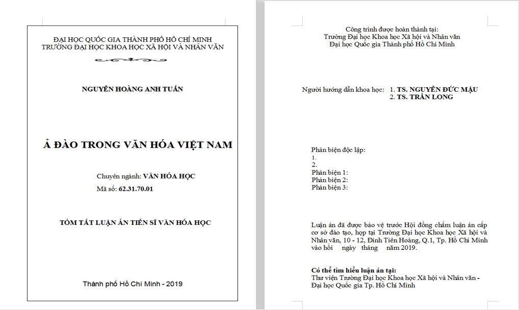 LA: NCS Nguyễn Hoàng Anh Tuấn