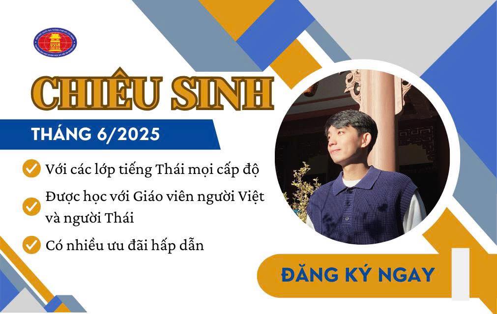 Chiêu sinh lớp tiếng Thái Offline & Online tháng 06/2025