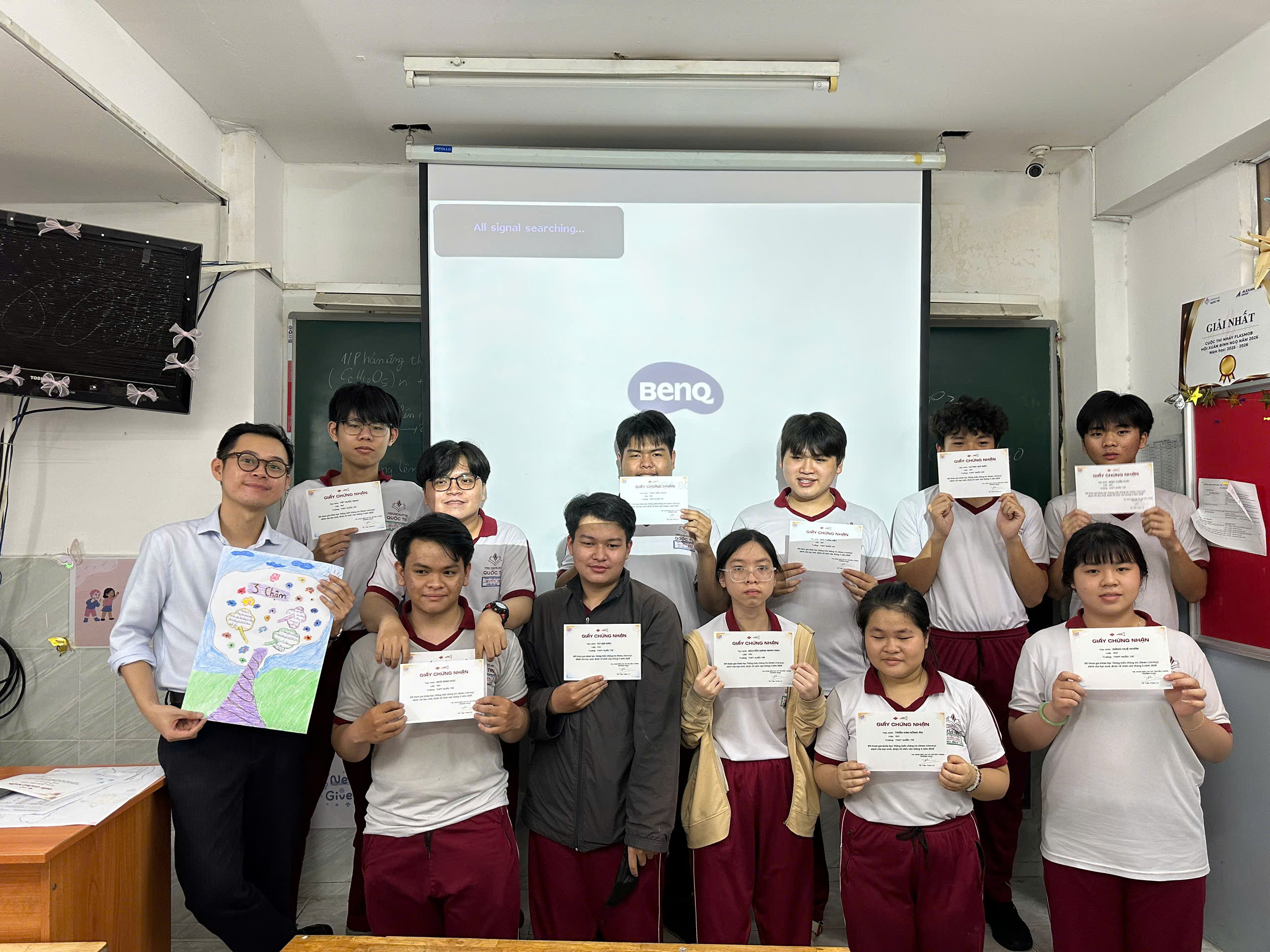Học sinh THPT Quốc Trí nâng cao “sức đề kháng” tin giả, rèn kỹ năng nhận diện và phòng chống lừa đảo trực tuyến