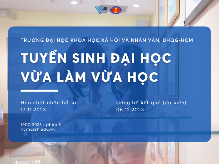 Thông báo tuyển sinh đại học vừa làm vừa học đợt 2 năm 2023