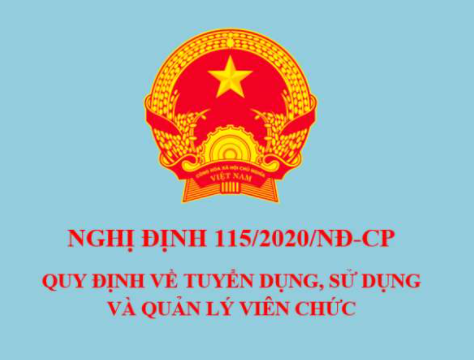 Nghị định số 115/2020/NĐ-CP quy định về tuyển dụng, sử dụng và quản lý viên chức