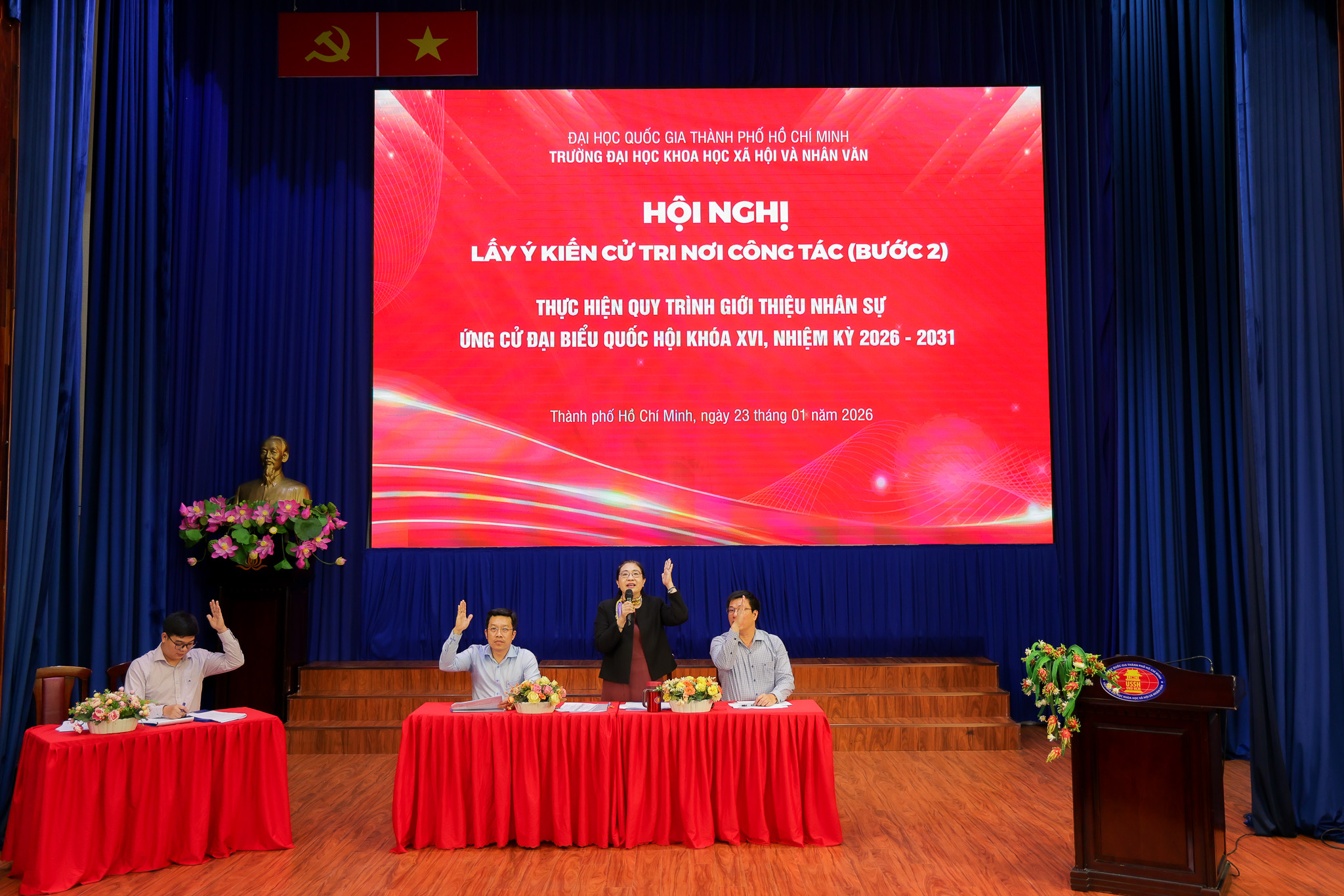 Nhà trường thống nhất giới thiệu PGS.TS Ngô Thị Huyền ứng cử Đại biểu Quốc hội khóa XVI, nhiệm kỳ 2026–2031