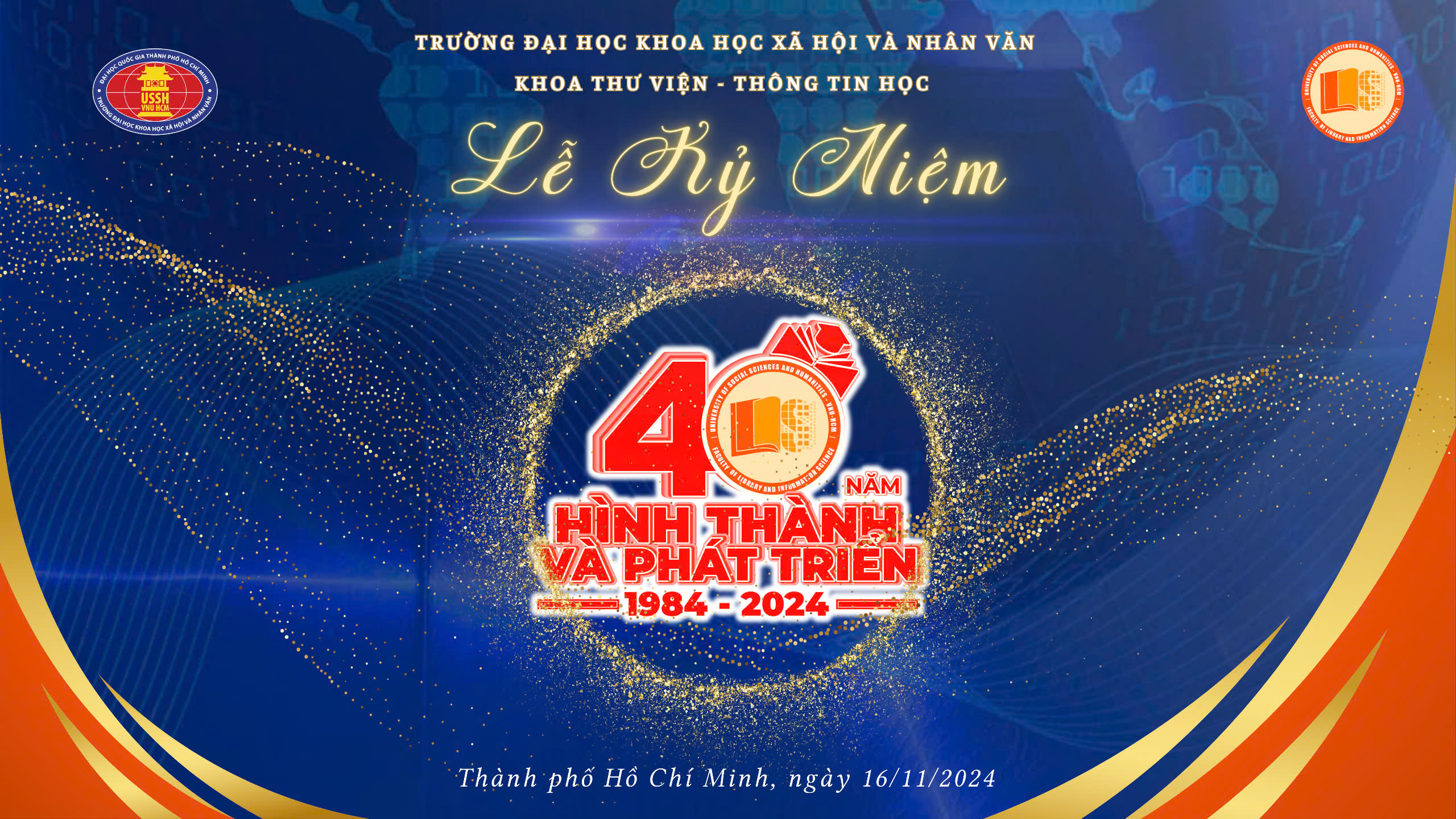 Lễ Kỷ Niệm 40 Năm Thành Lập Khoa Thư Viện - Thông Tin Học