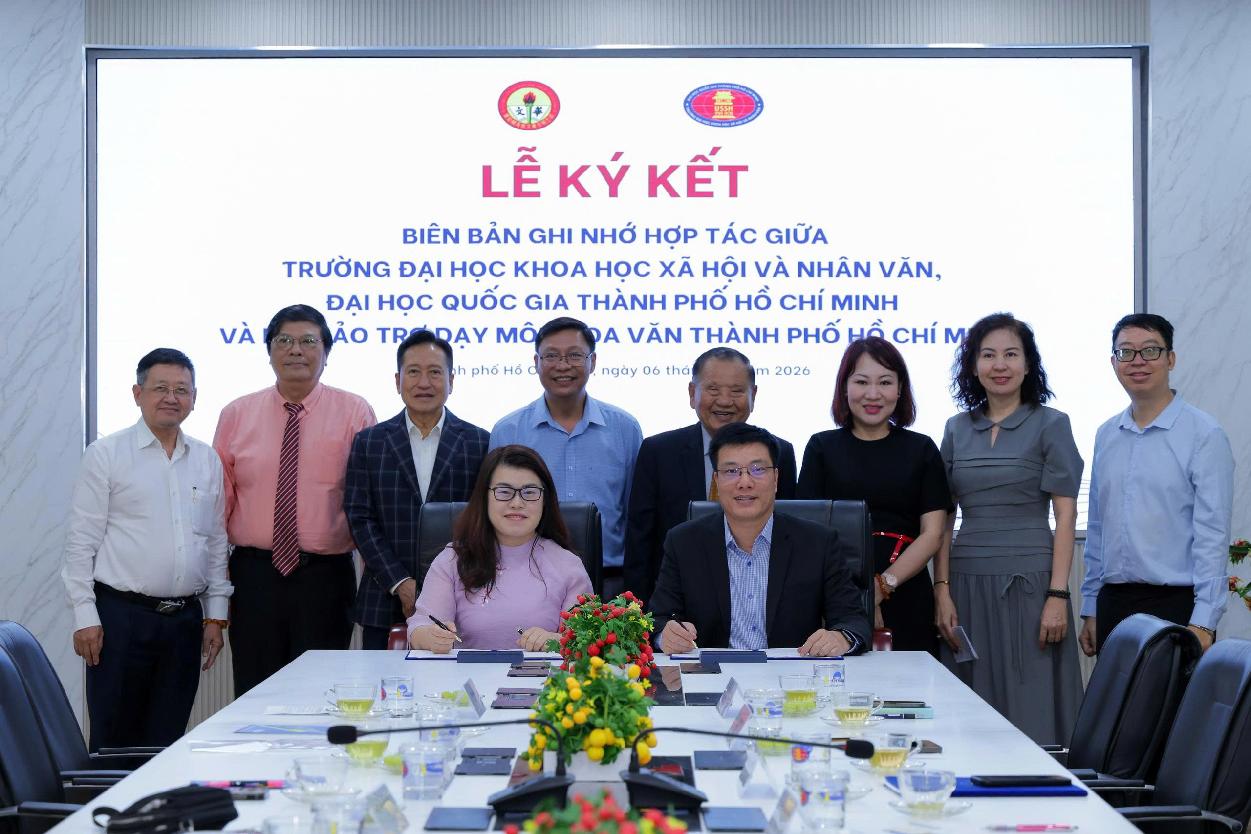 Ký kết hợp tác đào tạo tiếng Trung gắn với nhu cầu xã hội tại Trường ĐH KHXH&NV