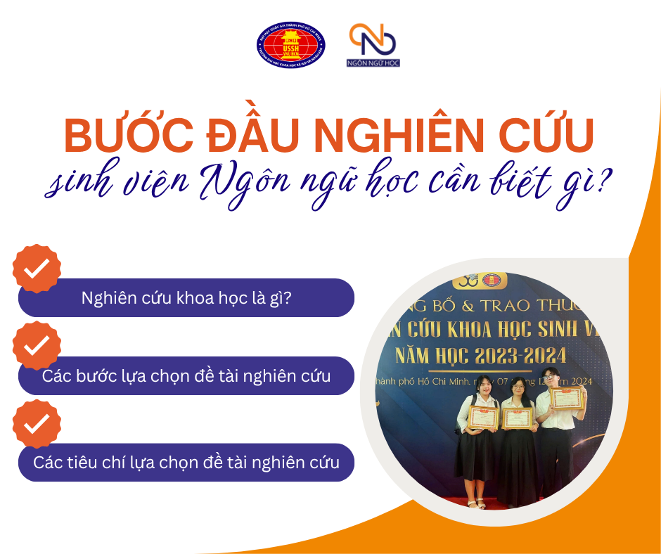 Bước đầu nghiên cứu - sinh viên Ngôn ngữ học cần biết gì?