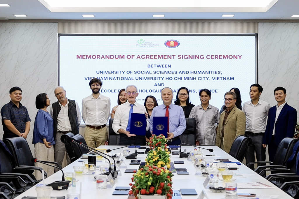 USSH Signs Memorandum of Understanding with École de Psychologues Praticiens (France)