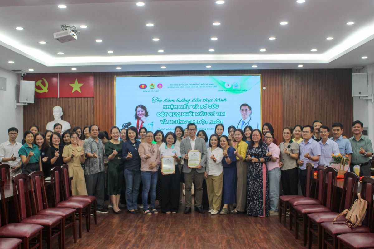 Tọa đàm “Hướng dẫn thực hành nhận biết và sơ cứu đột quỵ, nhồi máu cơ tim và ngưng tim đột ngột”