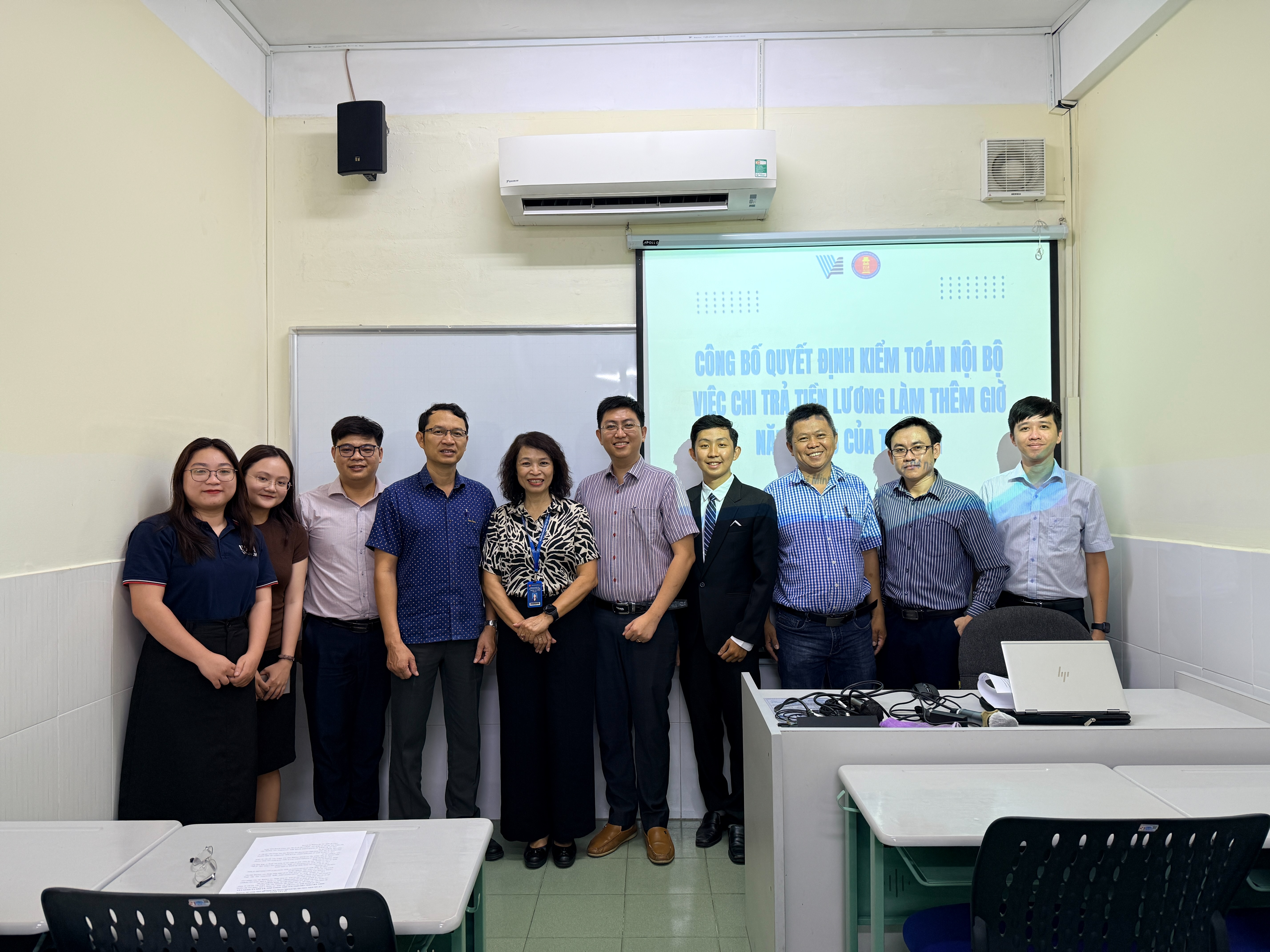 Công bố Quyết định Kiểm toán nội bộ Công tác chi trả tiền lương làm thêm giờ năm 2025 của Trường Đại học Khoa học Xã hội và Nhân văn, ĐHQG-HCM