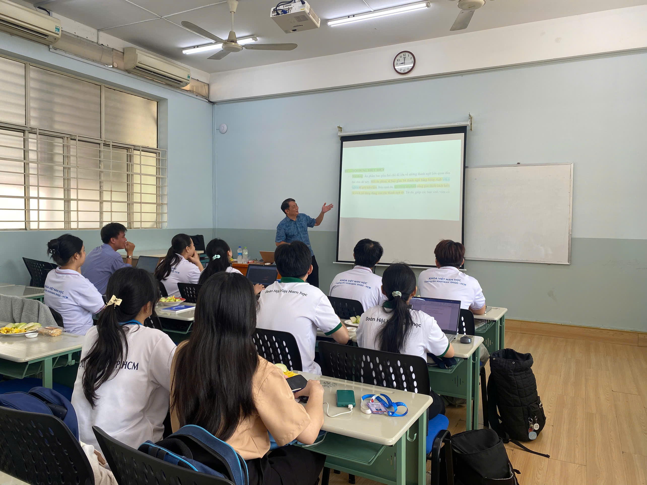 Tập huấn kỹ năng soạn thảo văn bản cho Đoàn - Hội Khoa Việt Nam học