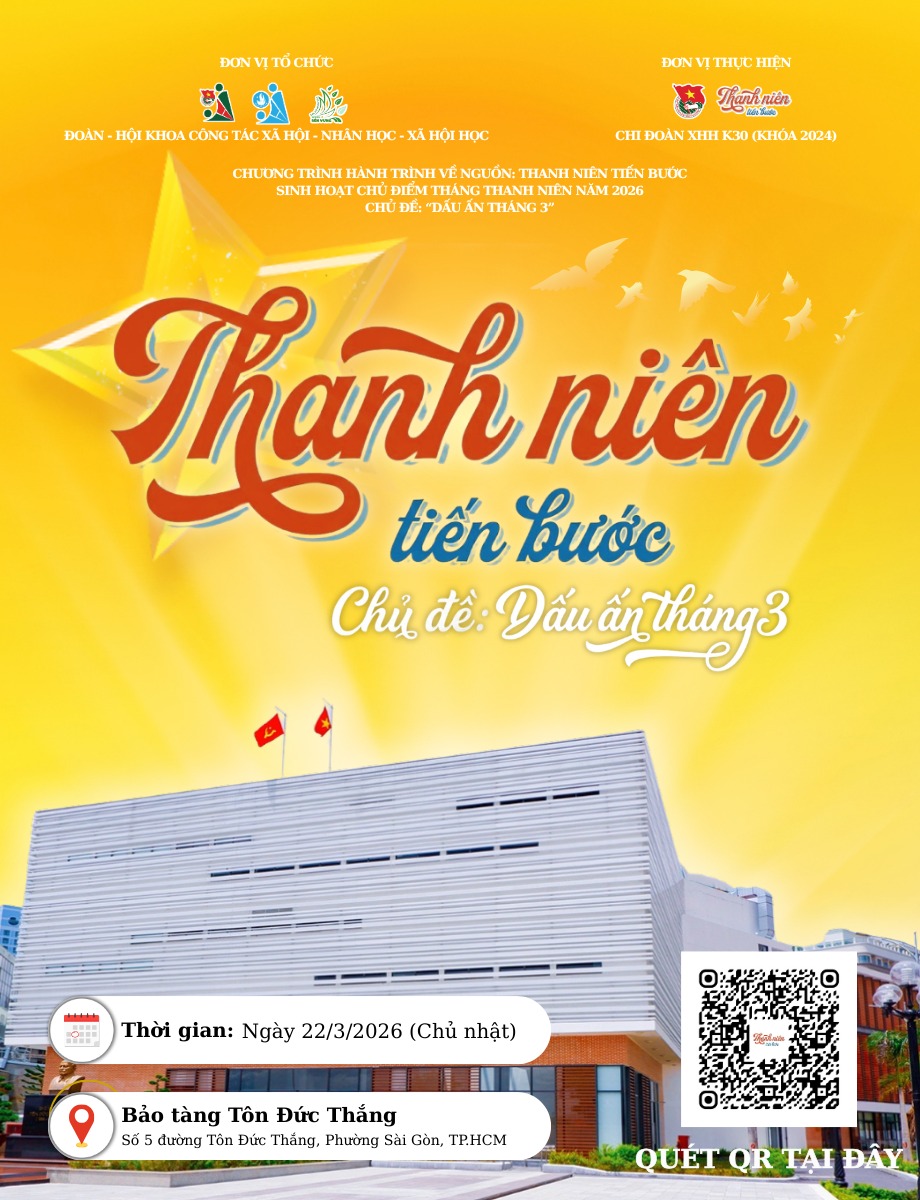 Chi đoàn Xã hội học K30 tổ chức Hành trình về nguồn: “Thanh niên tiến bước - Dấu ấn tháng 3”