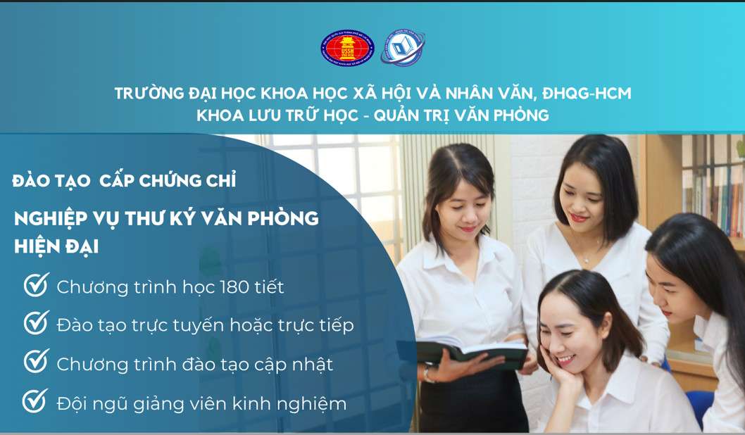 CHIÊU SINH KHÓA BỒI DƯỠNG NGHIỆP VỤ THƯ KÝ VĂN PHÒNG HIỆN ĐẠI - KHAI ...