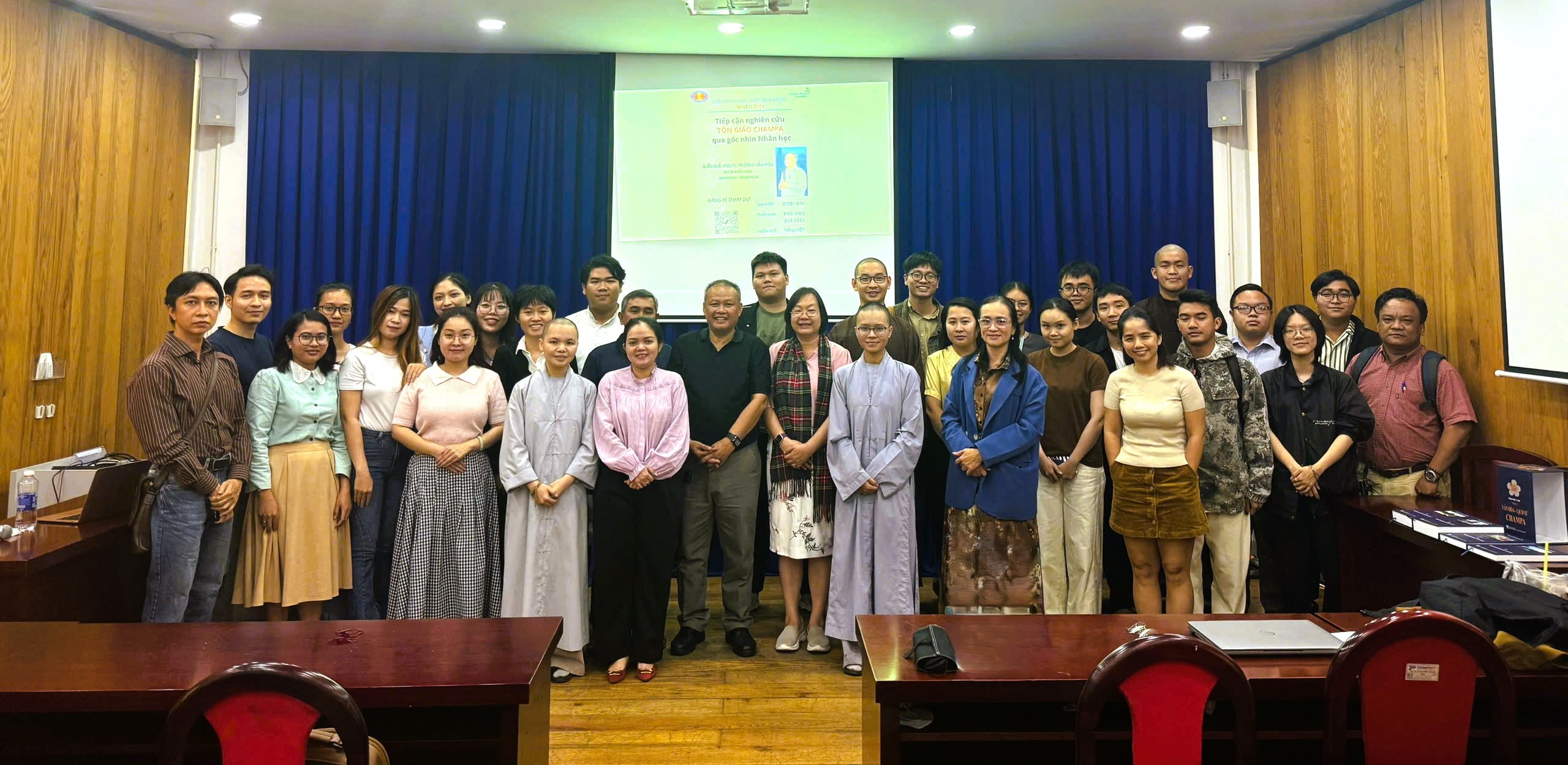 WALS 2024 với chủ đề "Tiếp cận nghiên cứu tôn giáo Champa qua góc nhìn Nhân học"