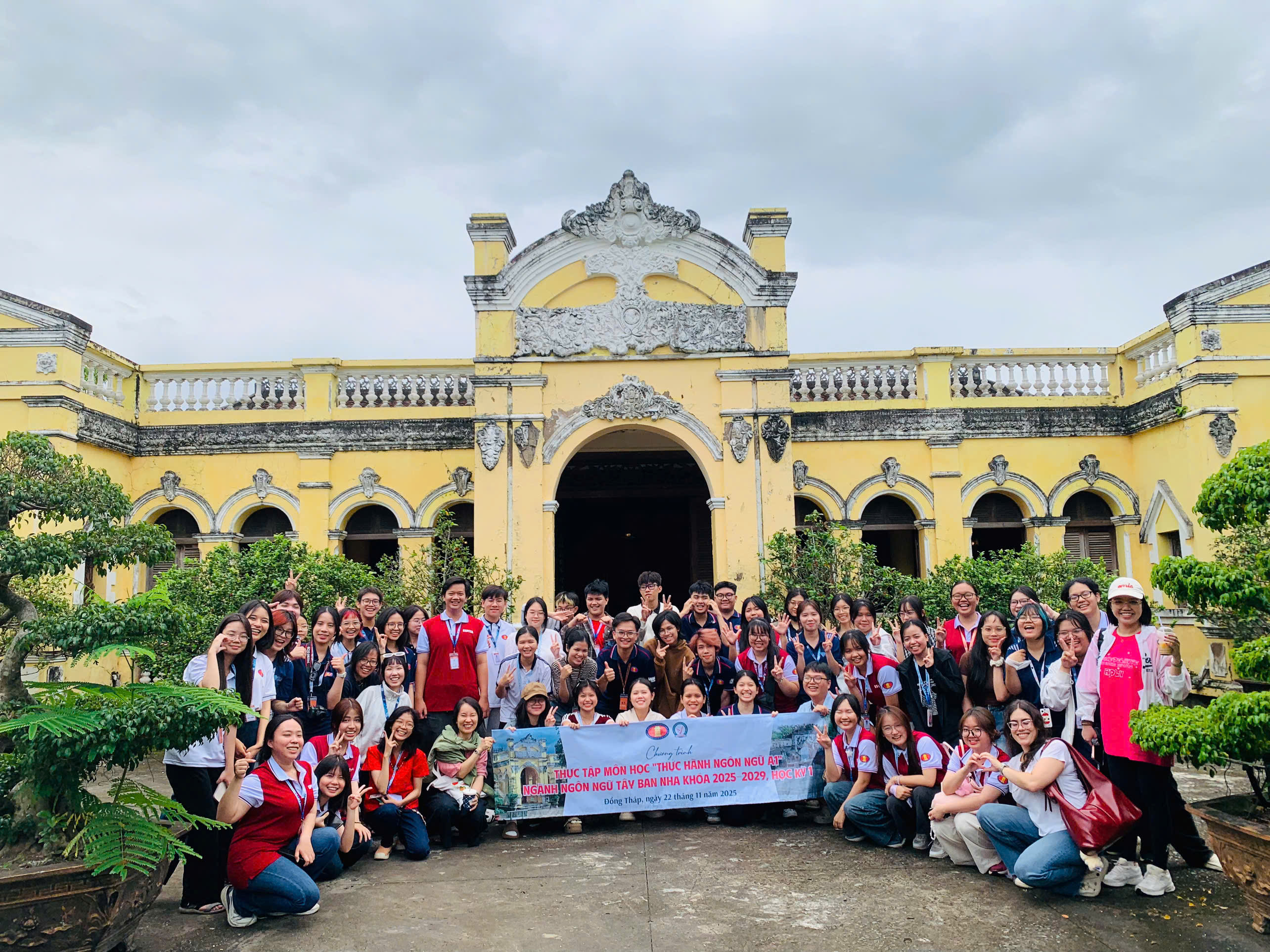Chương trình thực tập môn học dành cho sinh viên năm nhất ngành ngôn ngữ Tây Ban Nha tại Đồng Tháp năm 2025