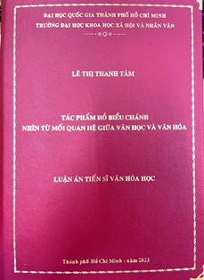 Thông tin luận án của nghiên cứu sinh Lê Thị Thanh Tâm