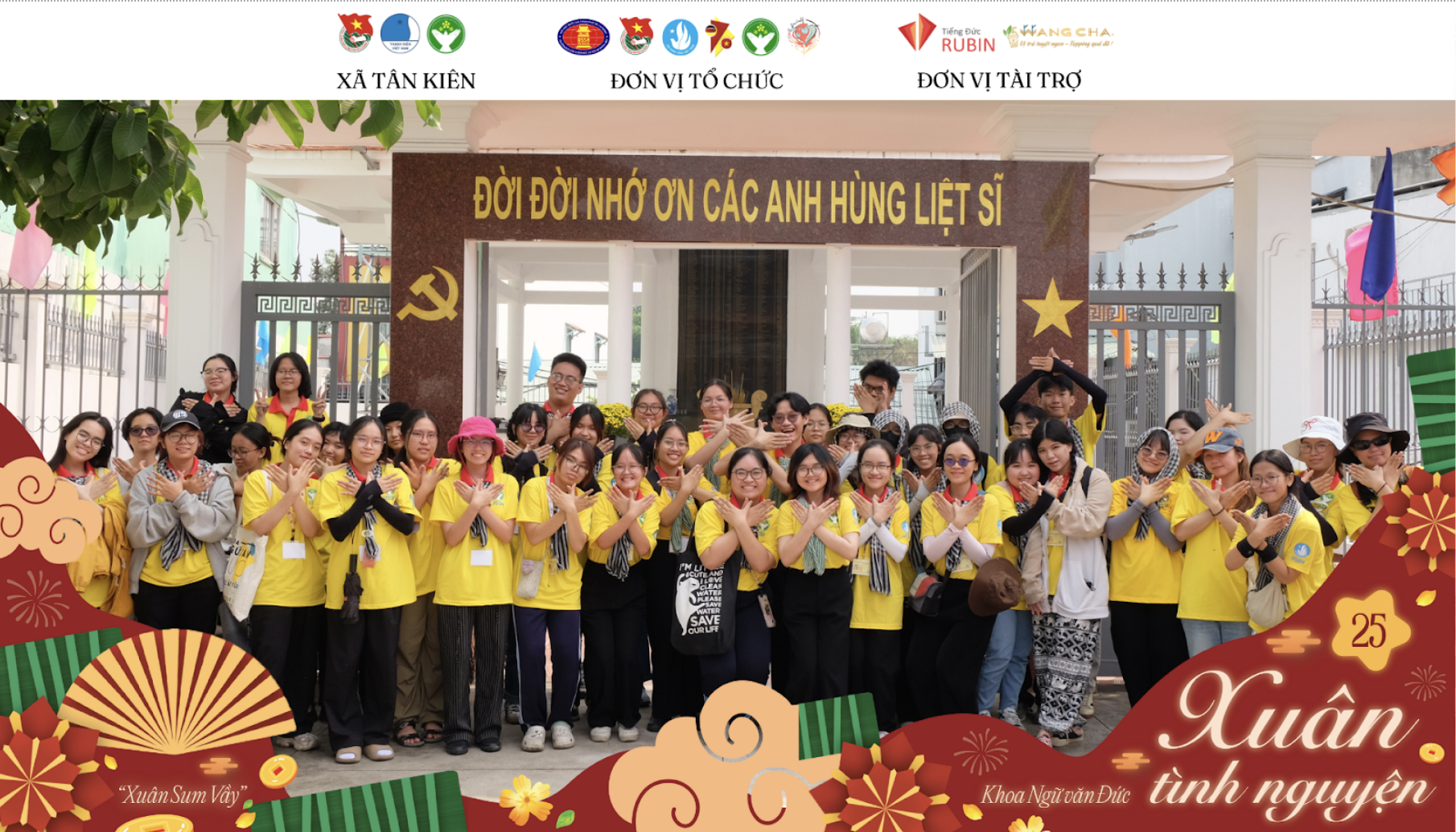 Tổng kết chương trình Xuân Tình Nguyện của Đoàn - Hội Khoa Ngữ văn Đức