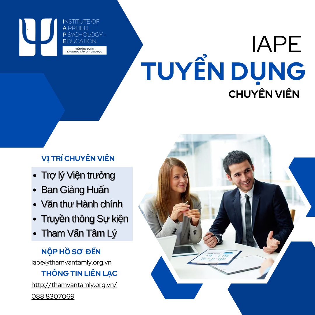 HỖ TRỢ TUYỂN DỤNG - VIỆN ỨNG DỤNG KHOA HỌC TÂM LÝ - GIÁO DỤC (THÀNH PHỐ HỒ CHÍ MINH)
